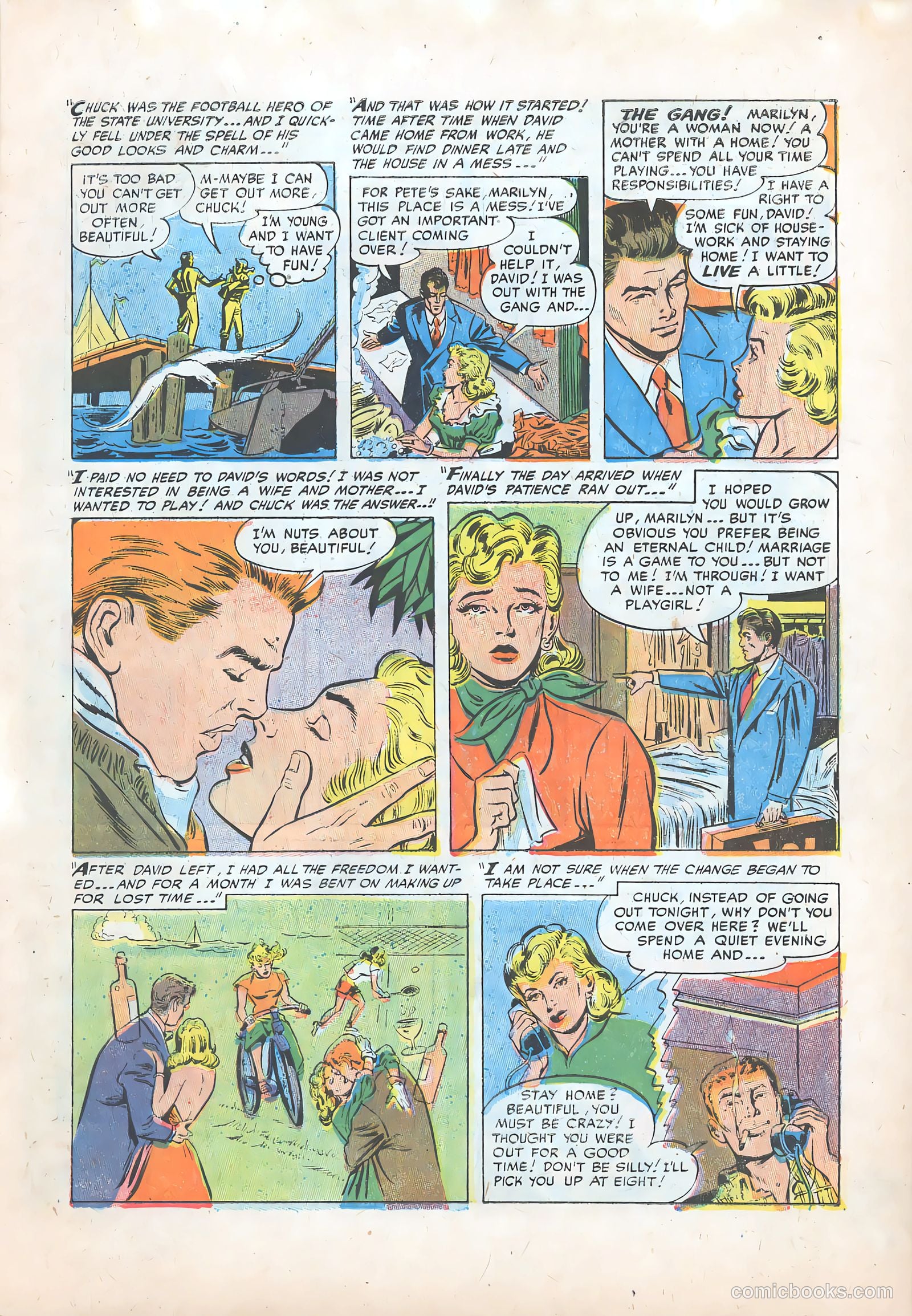 Romantic Marriage #21 (1954) — page 7 of 36