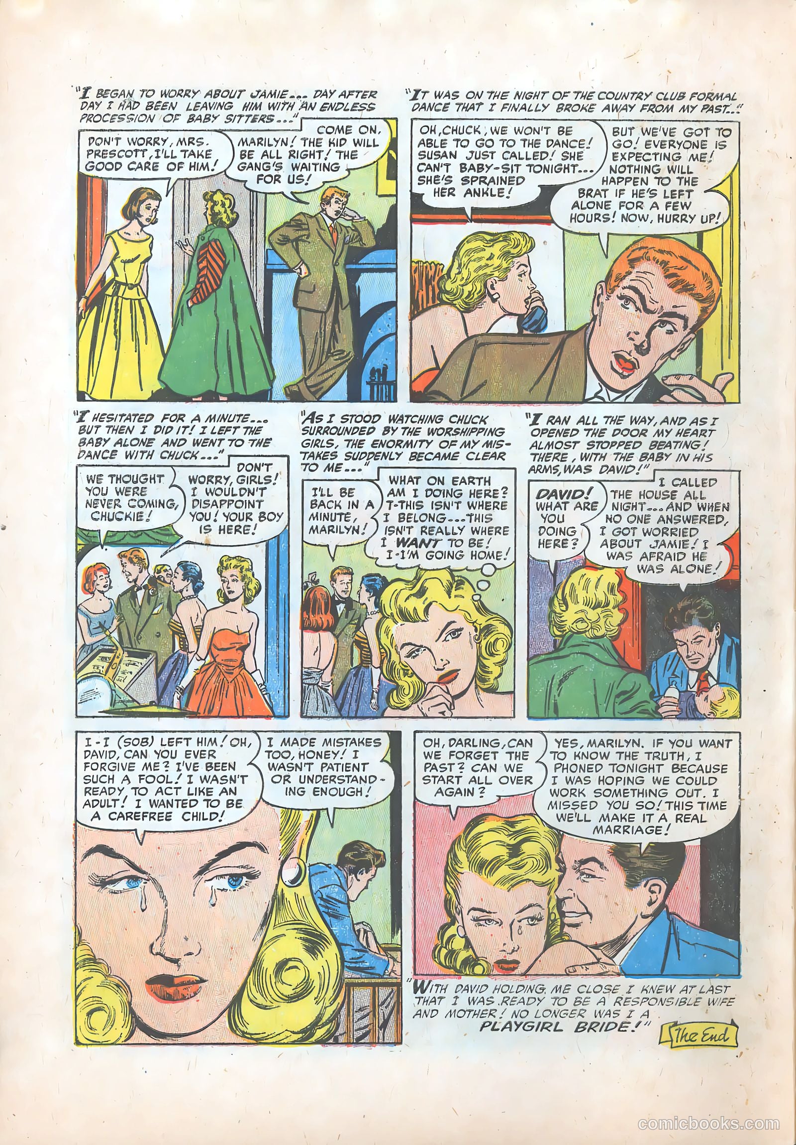 Romantic Marriage #21 (1954) — page 8 of 36