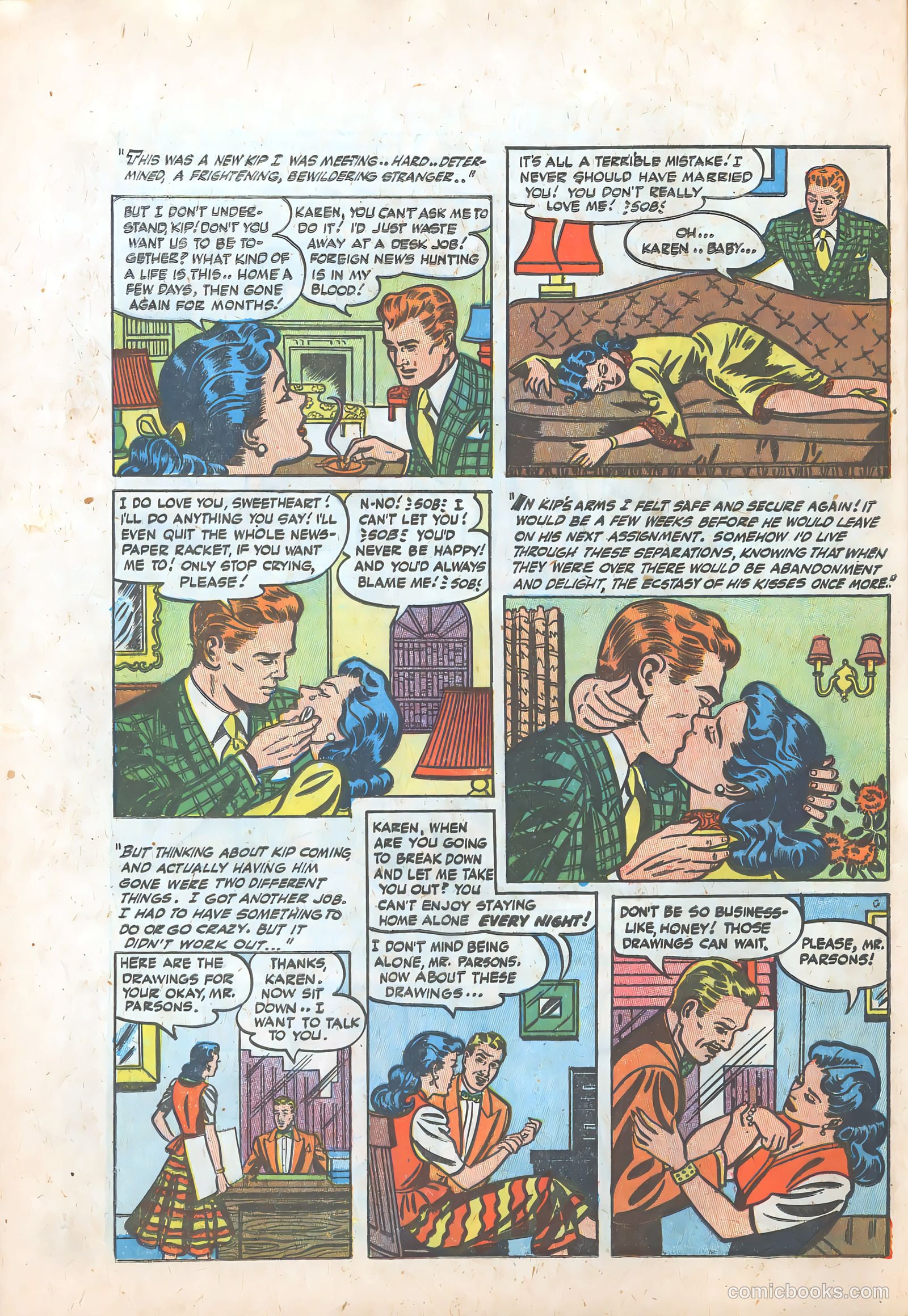 Romantic Marriage #21 (1954) — page 12 of 36