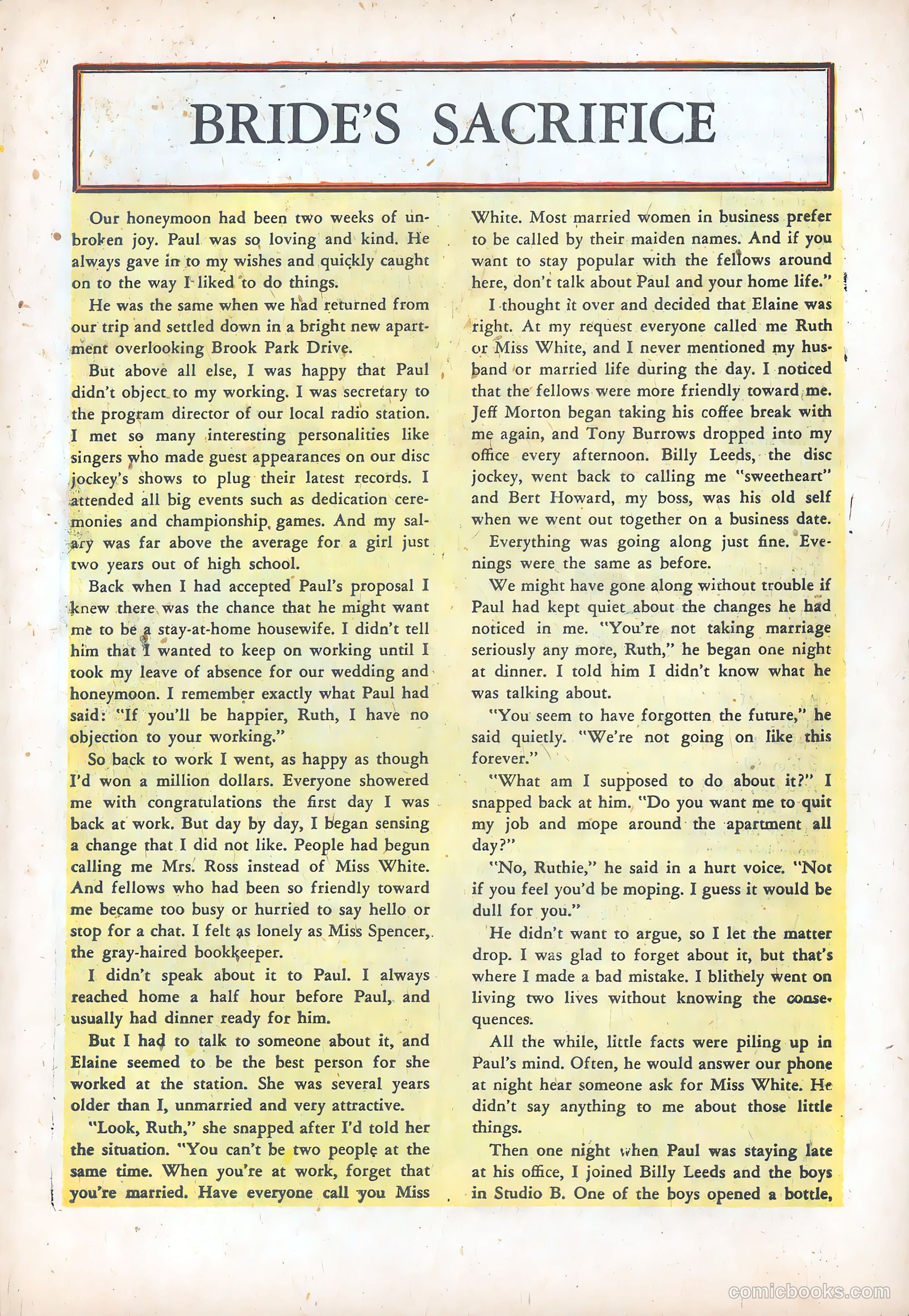 Romantic Marriage #22 (1954) — page 27 of 36