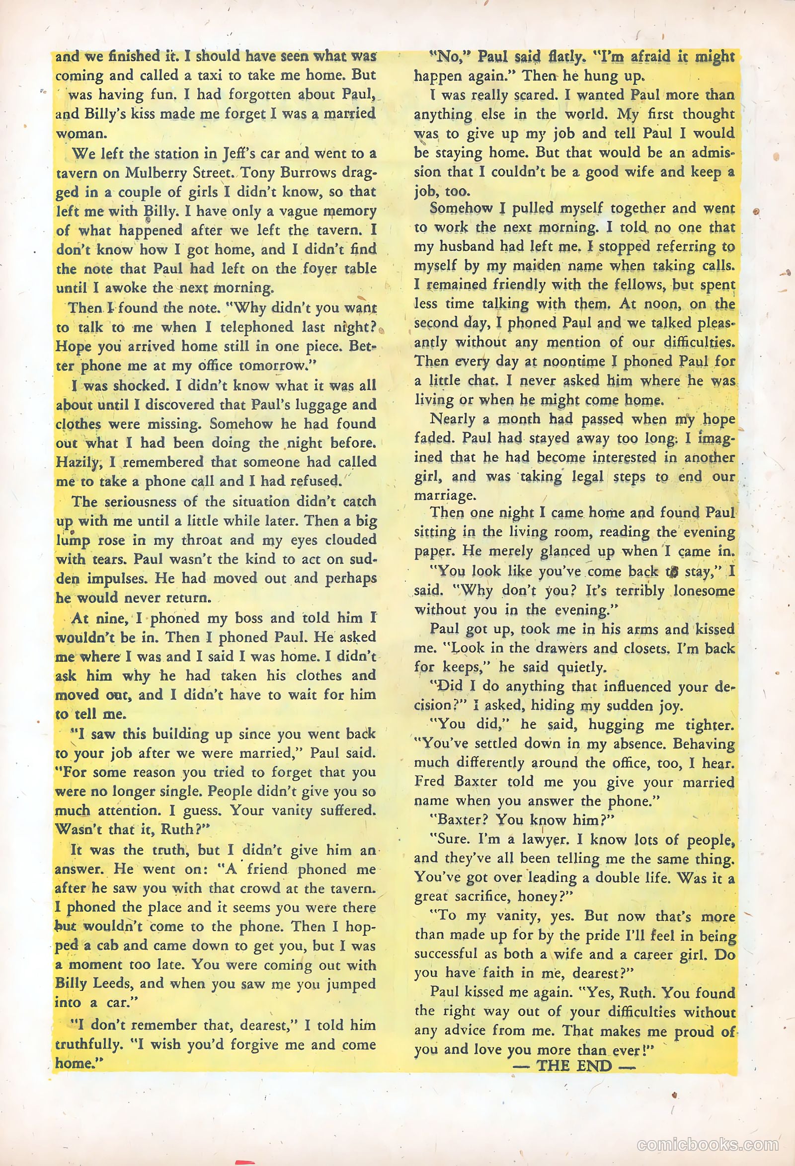 Romantic Marriage #22 (1954) — page 28 of 36