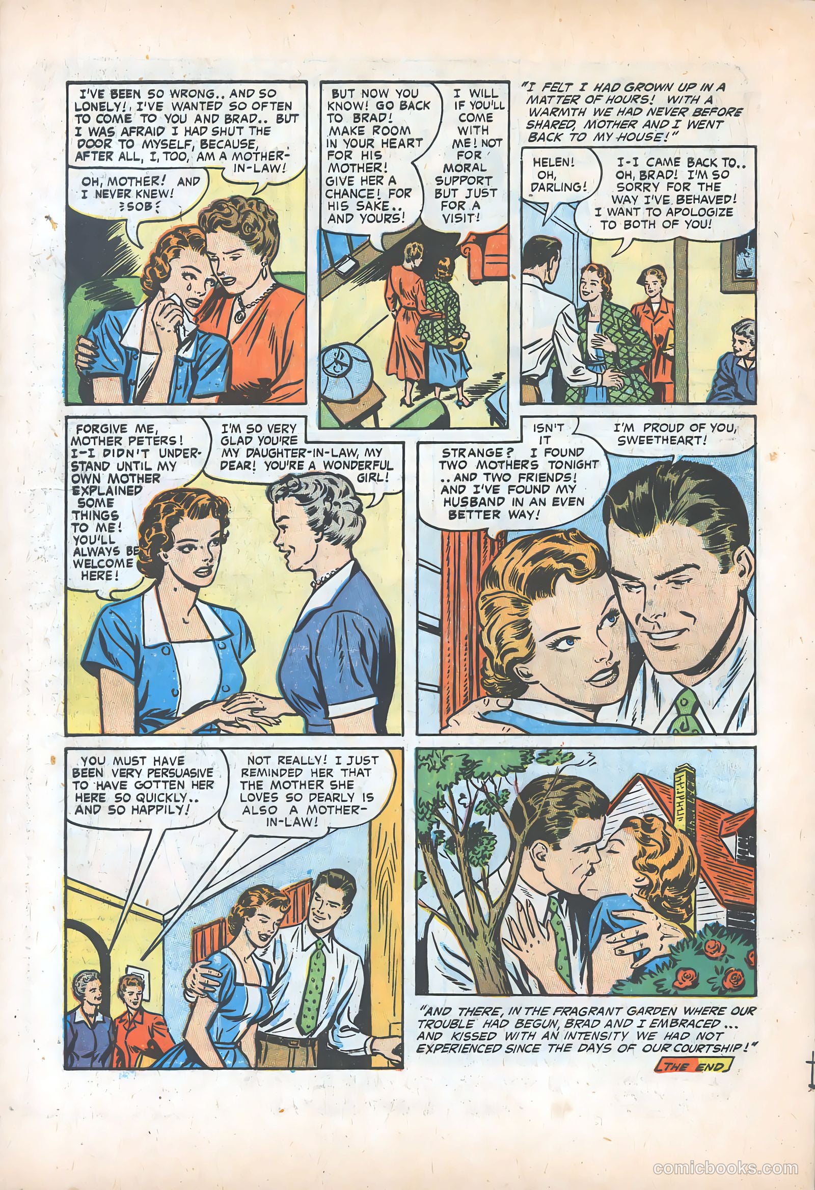 Romantic Marriage #22 (1954) — page 34 of 36