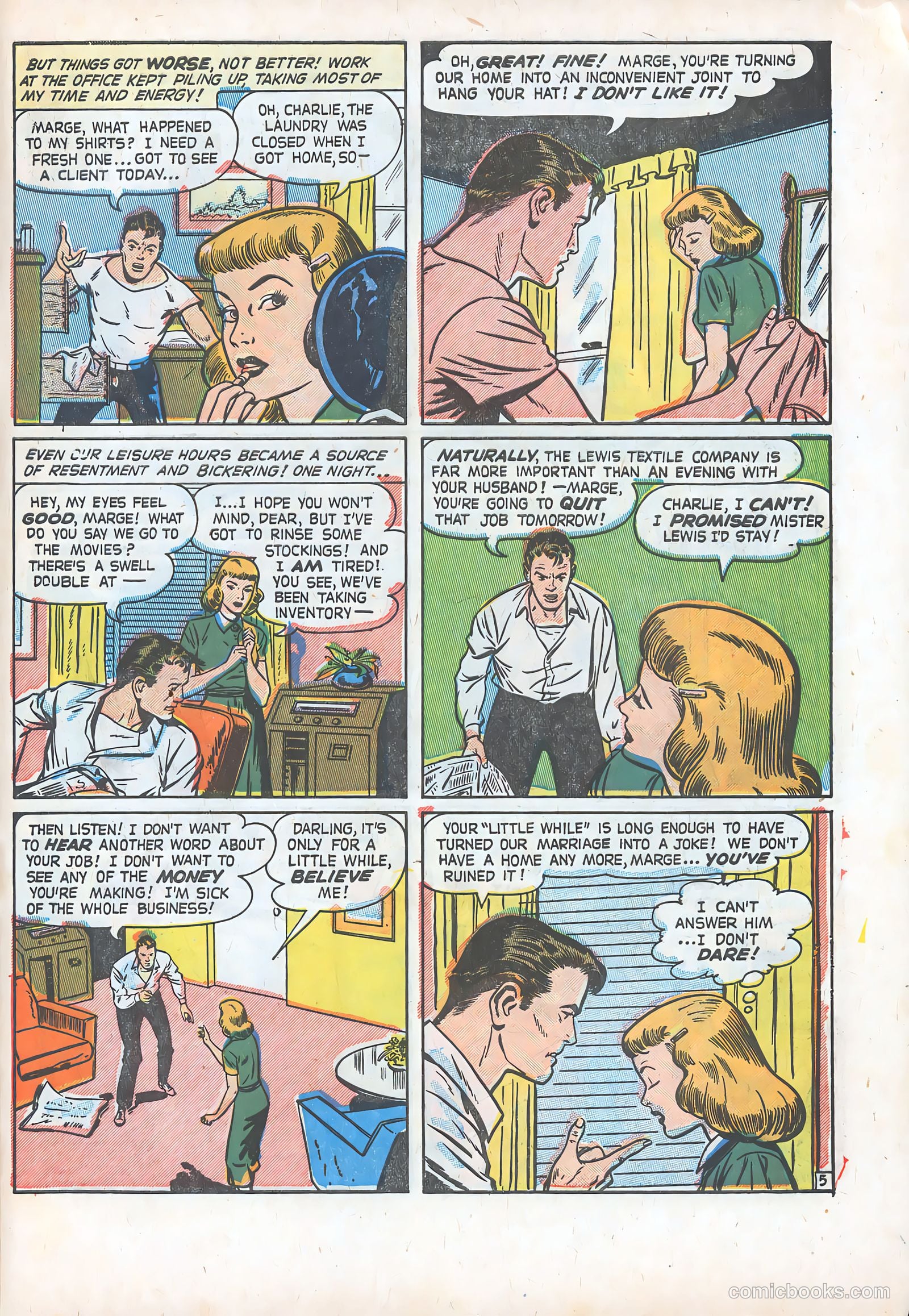 Romantic Marriage #23 (1954) — page 31 of 36
