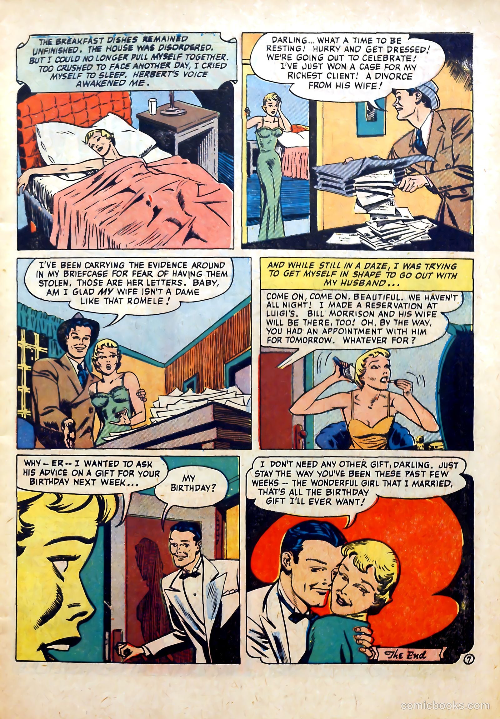 Romantic Marriage #3 (1950) — page 9 of 52