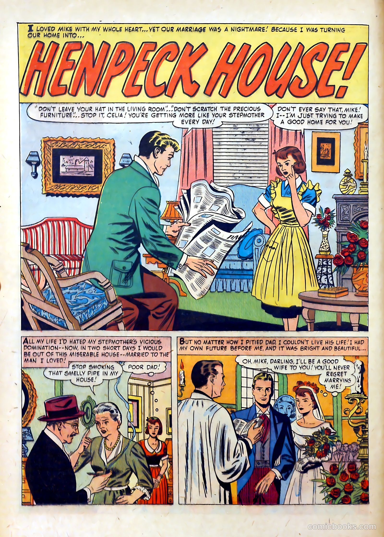 Romantic Marriage #3 (1950) — page 34 of 52