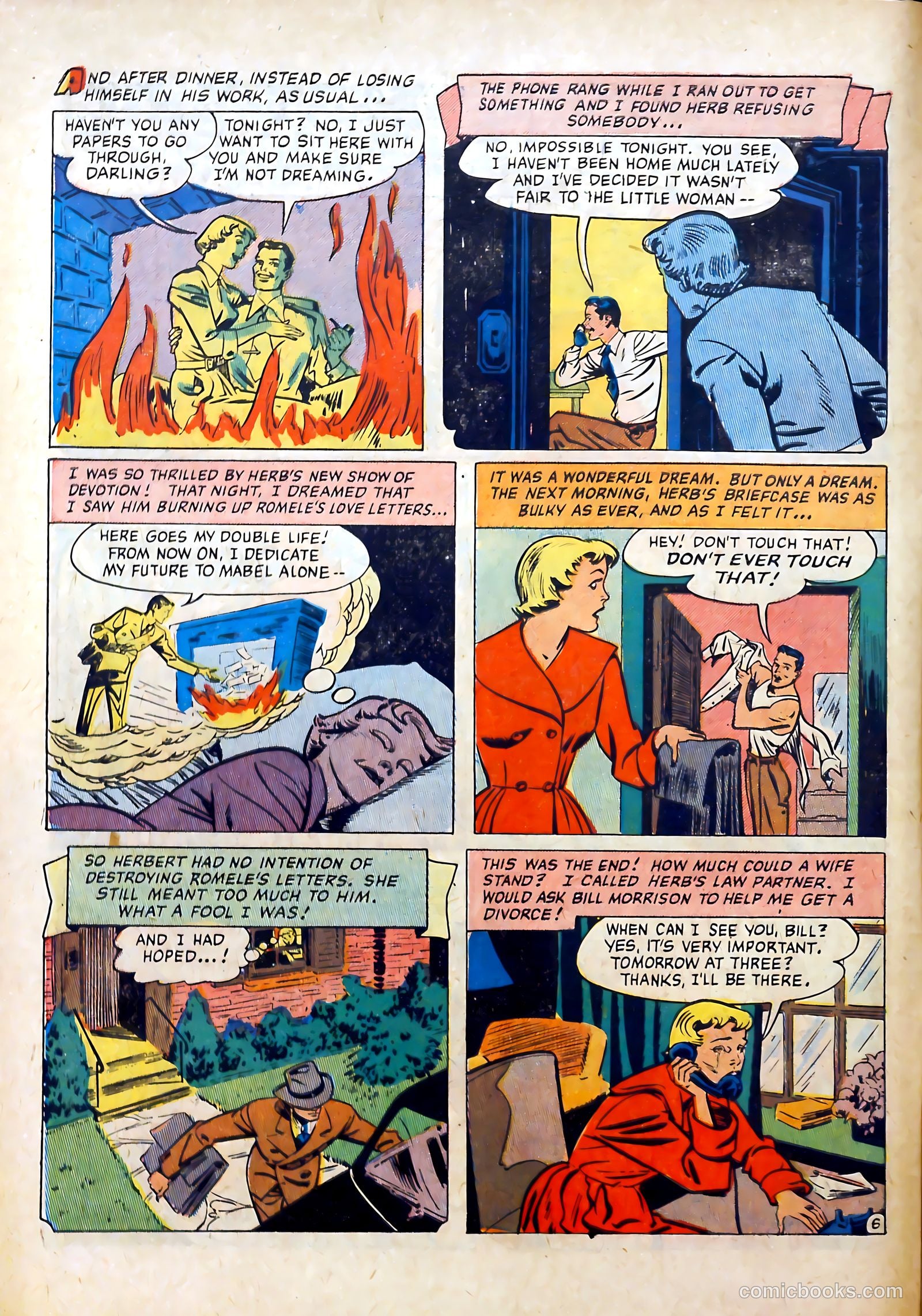 Romantic Marriage #3 (1950) — page 8 of 53