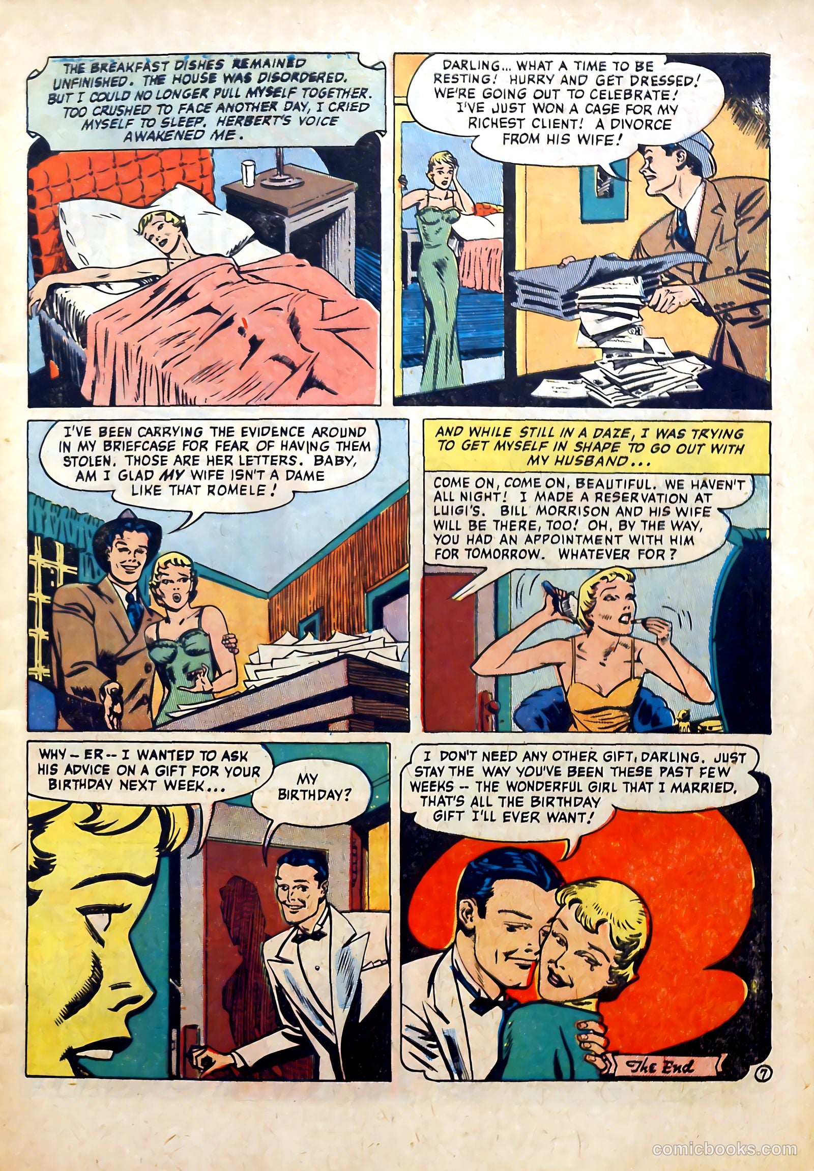 Romantic Marriage #3 (1950) — page 9 of 53