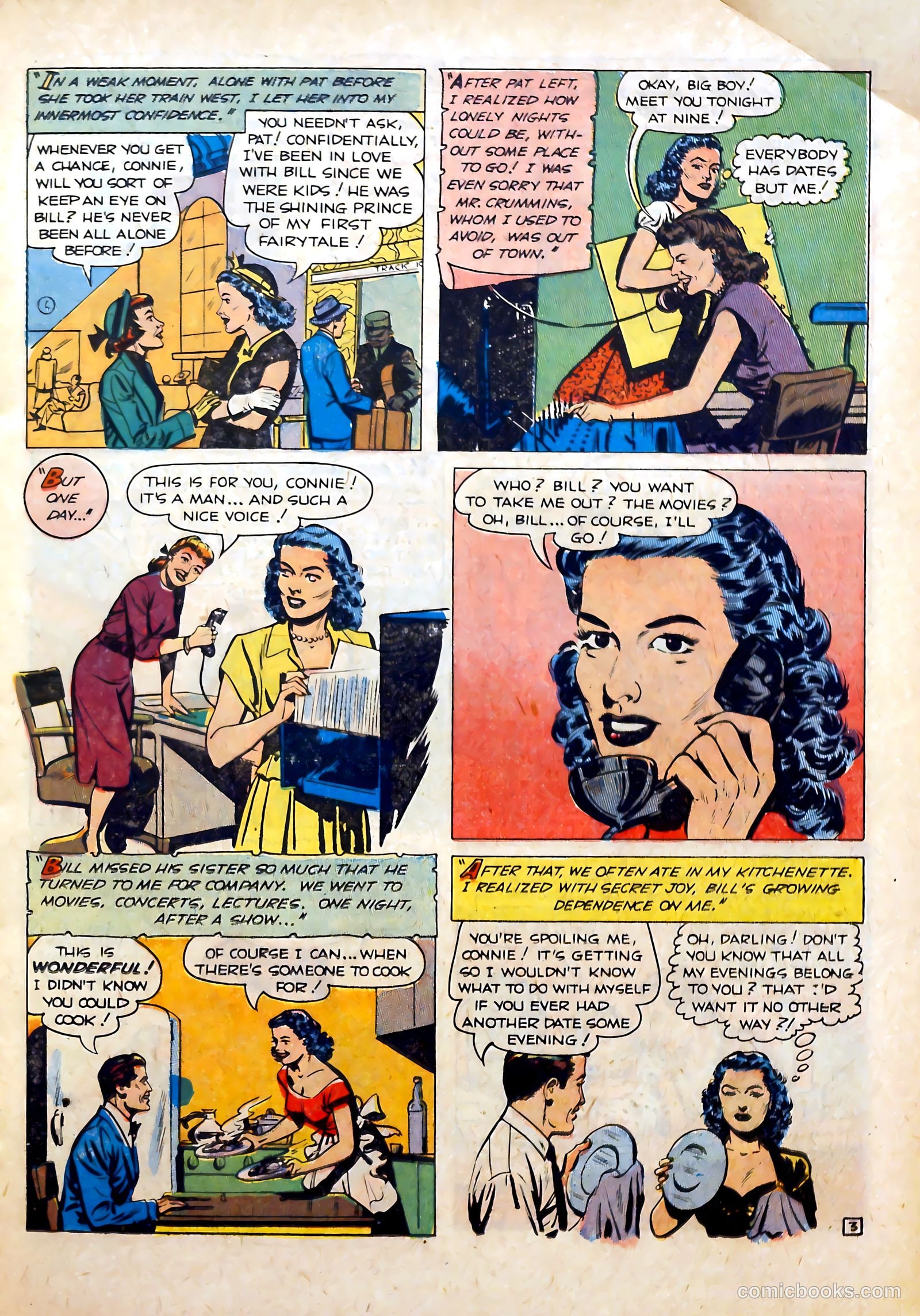 Romantic Marriage #3 (1950) — page 21 of 53