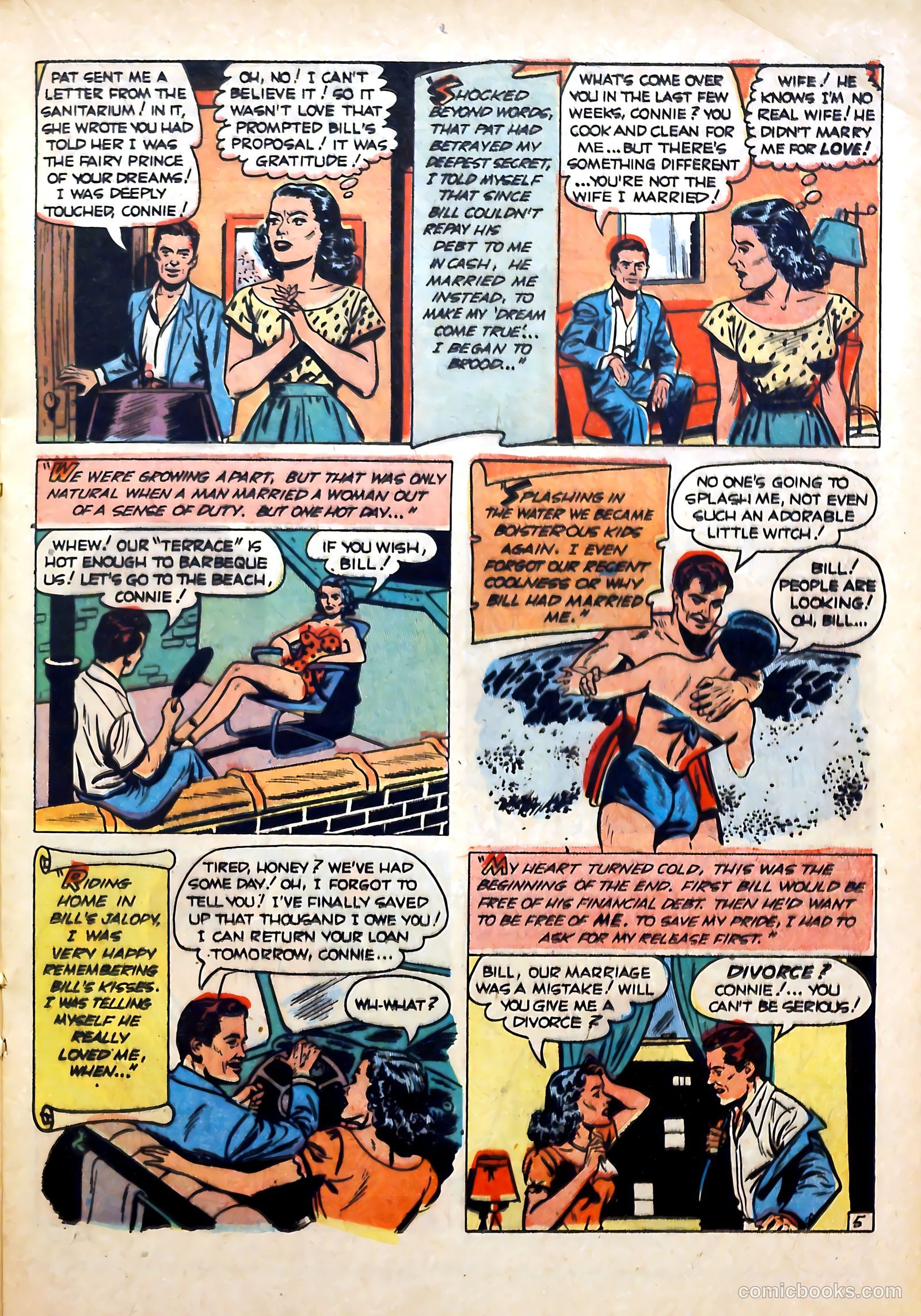 Romantic Marriage #3 (1950) — page 23 of 53