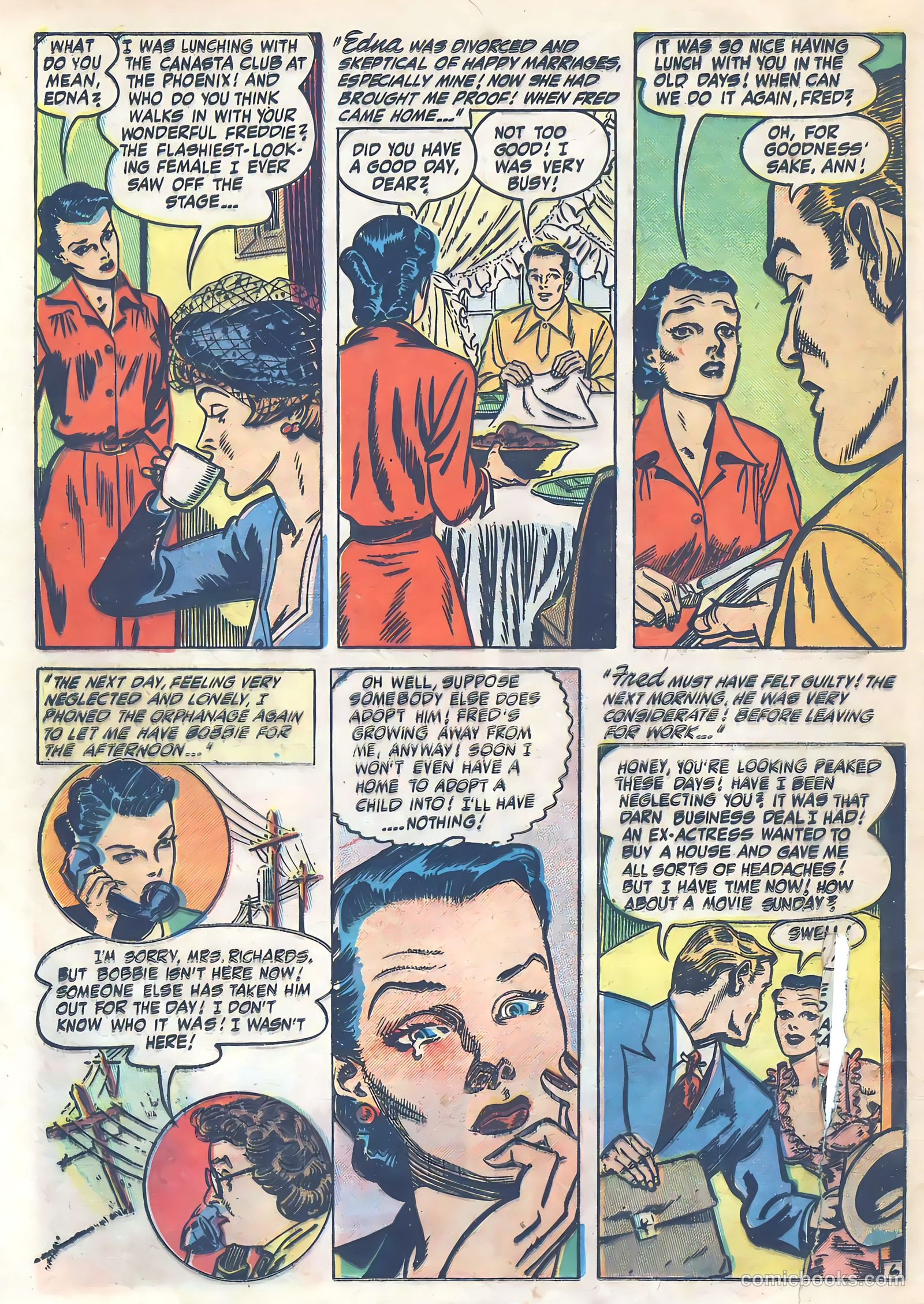 Romantic Marriage #4 (1951) — page 36 of 52