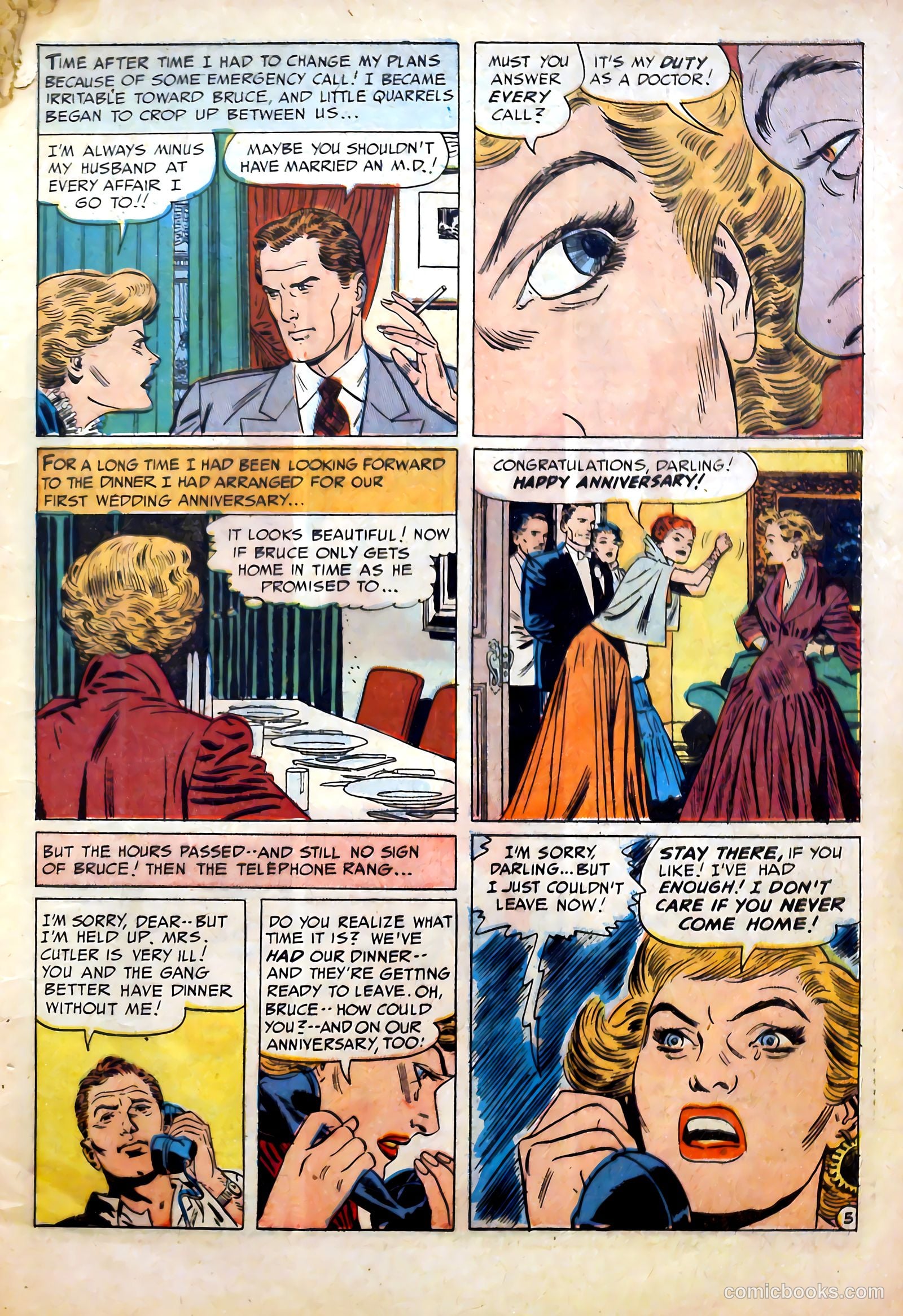 Romantic Marriage #5 (1951) — page 7 of 52