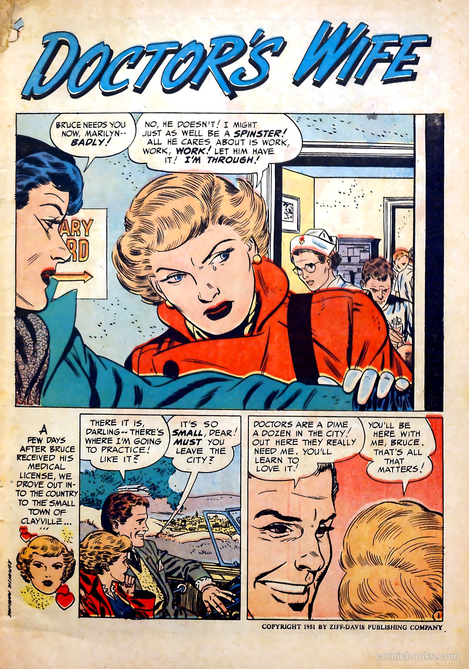 Romantic Marriage #5 (1951) — page 3 of 52