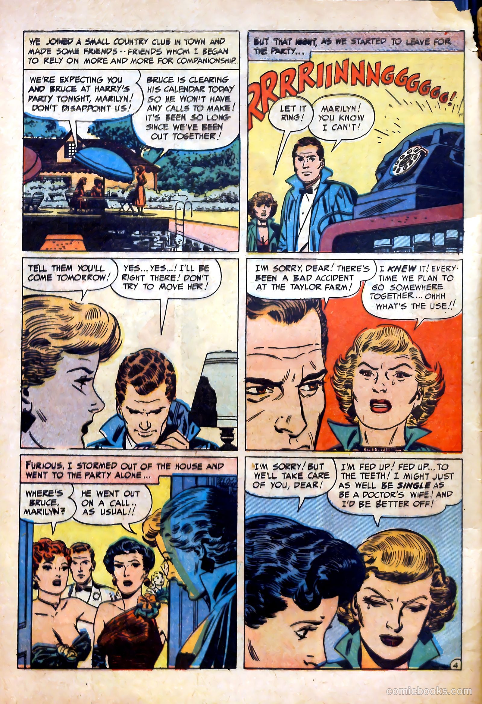 Romantic Marriage #5 (1951) — page 6 of 52