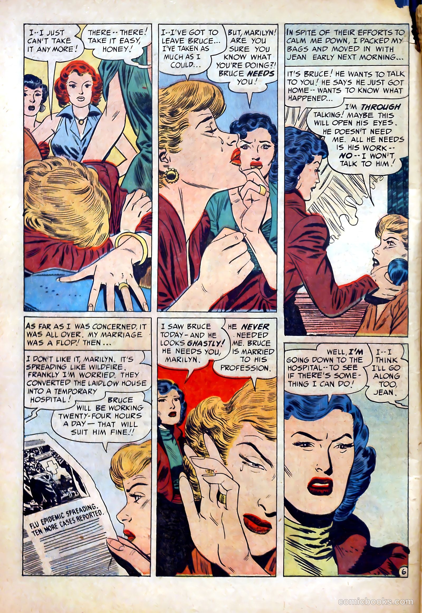 Romantic Marriage #5 (1951) — page 8 of 52
