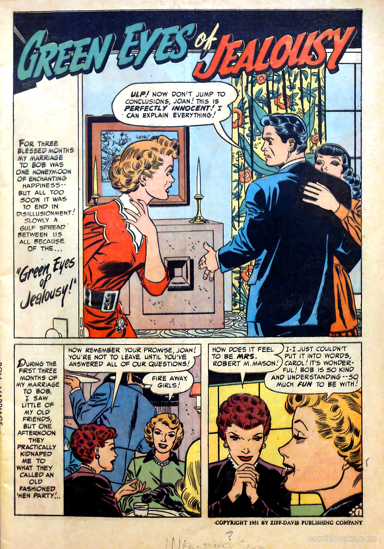 Romantic Marriage #6 (1951) — page 3 of 52
