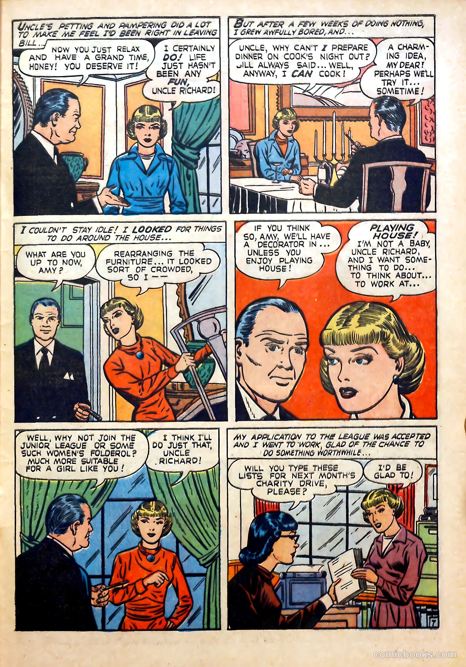 Romantic Marriage #6 (1951) — page 45 of 52