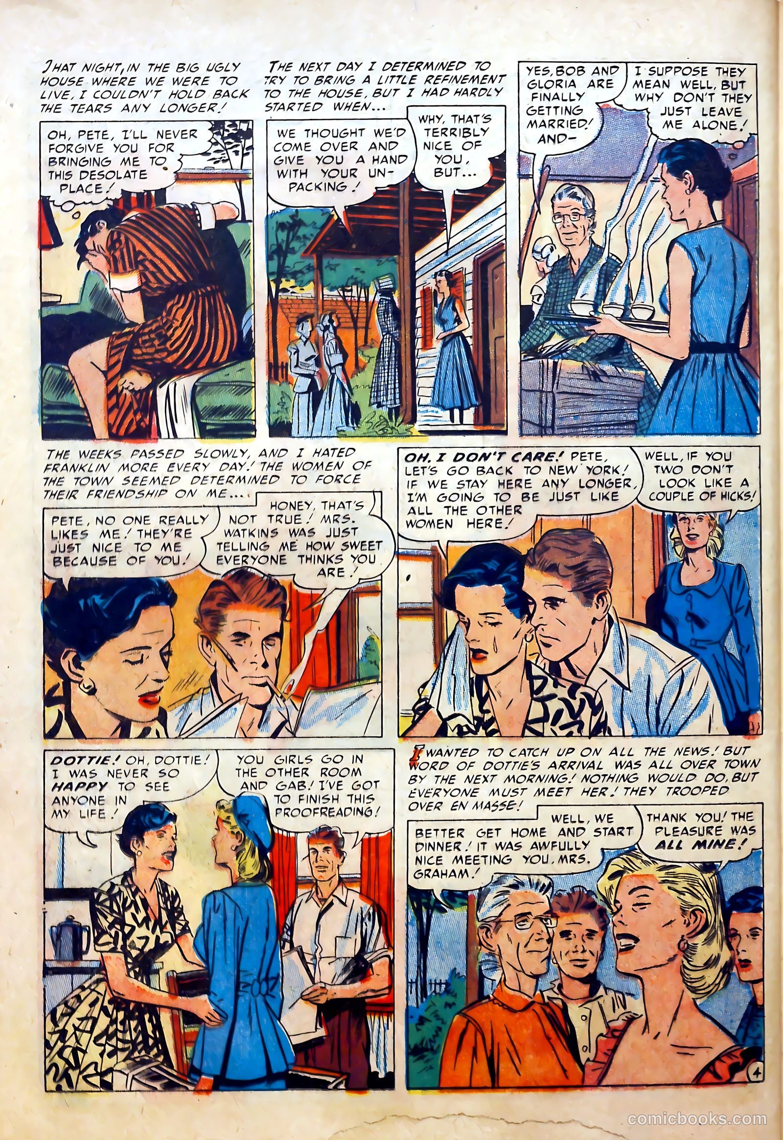 Romantic Marriage #7 (1950) — page 36 of 52