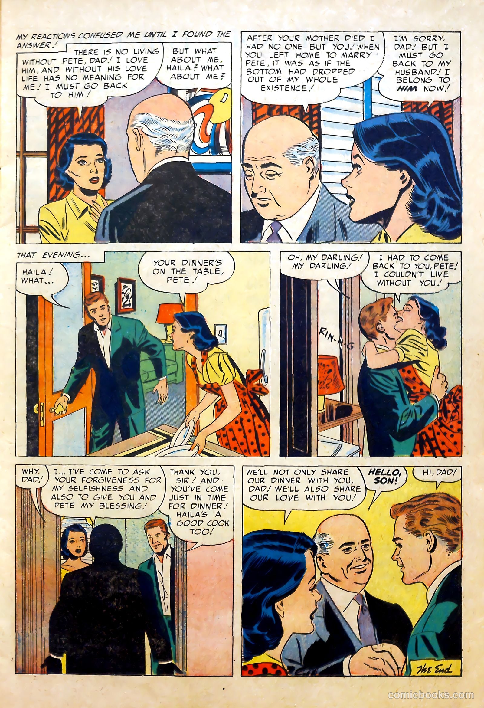 Romantic Marriage #7 (1951) — page 15 of 52