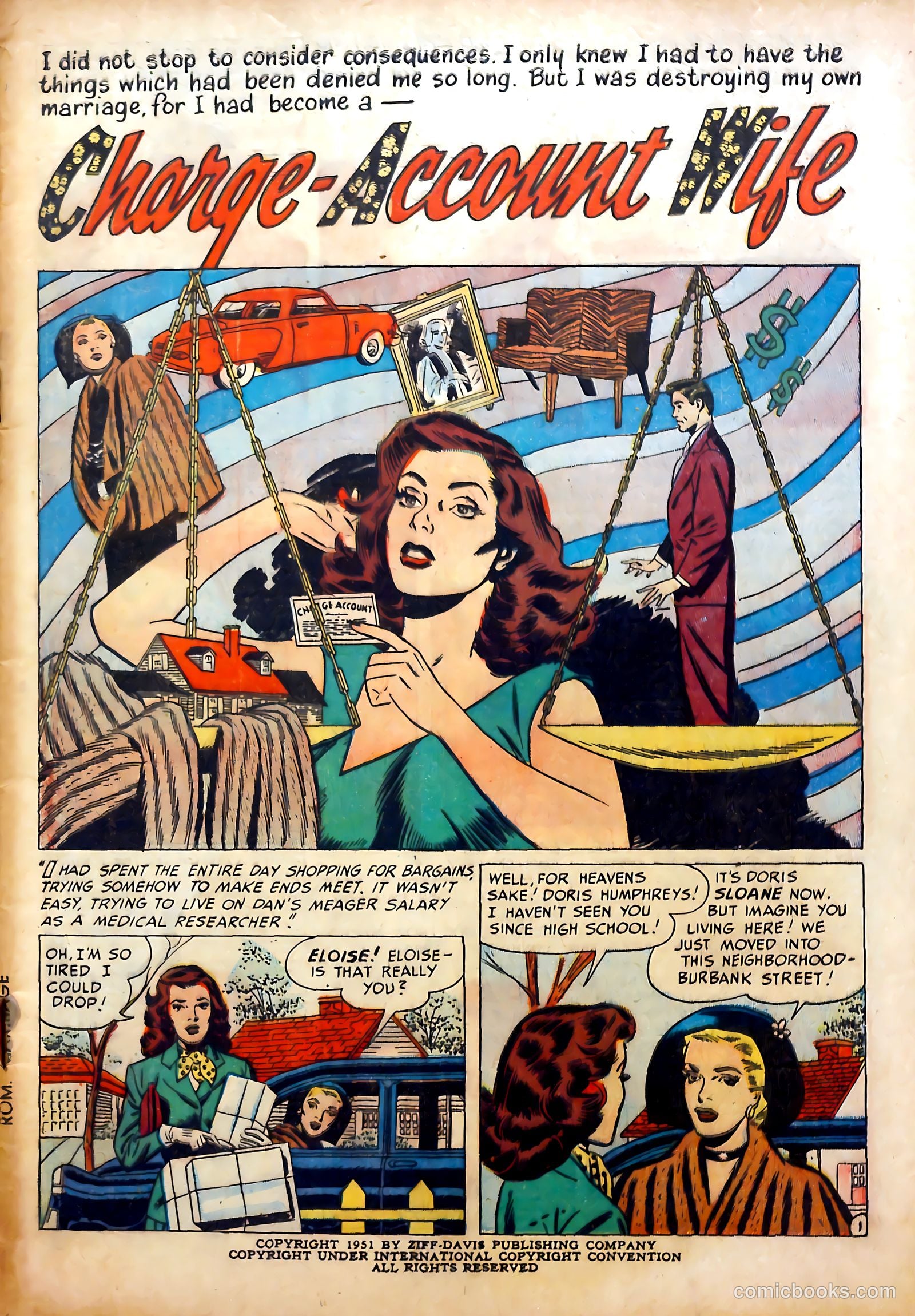 Romantic Marriage #8 (1951) — page 3 of 52
