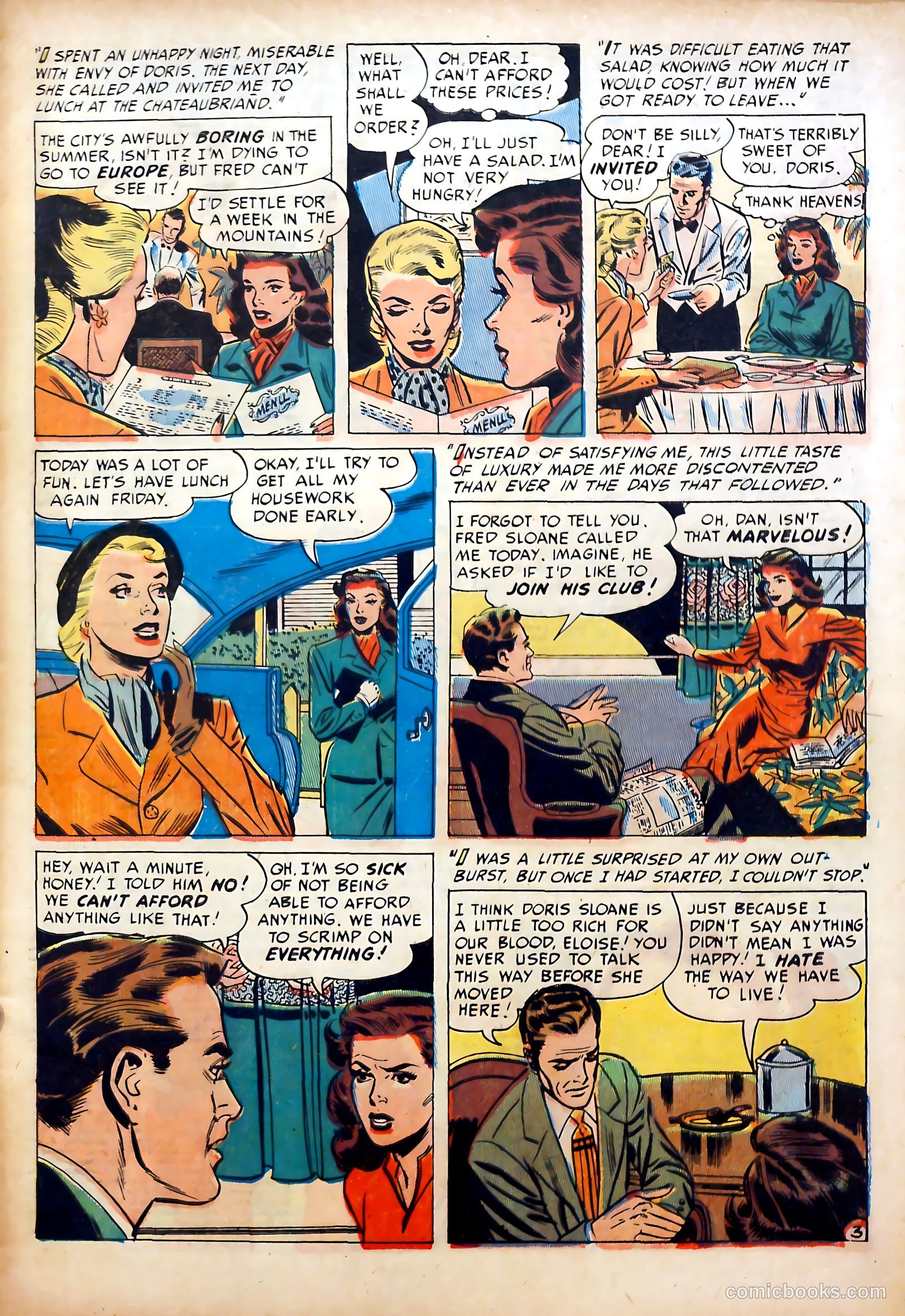 Romantic Marriage #8 (1951) — page 5 of 52