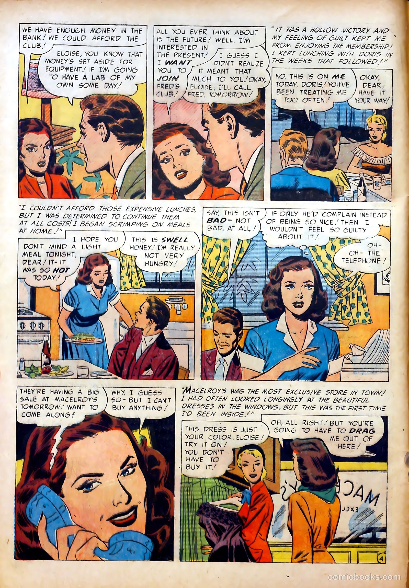Romantic Marriage #8 (1951) — page 6 of 52