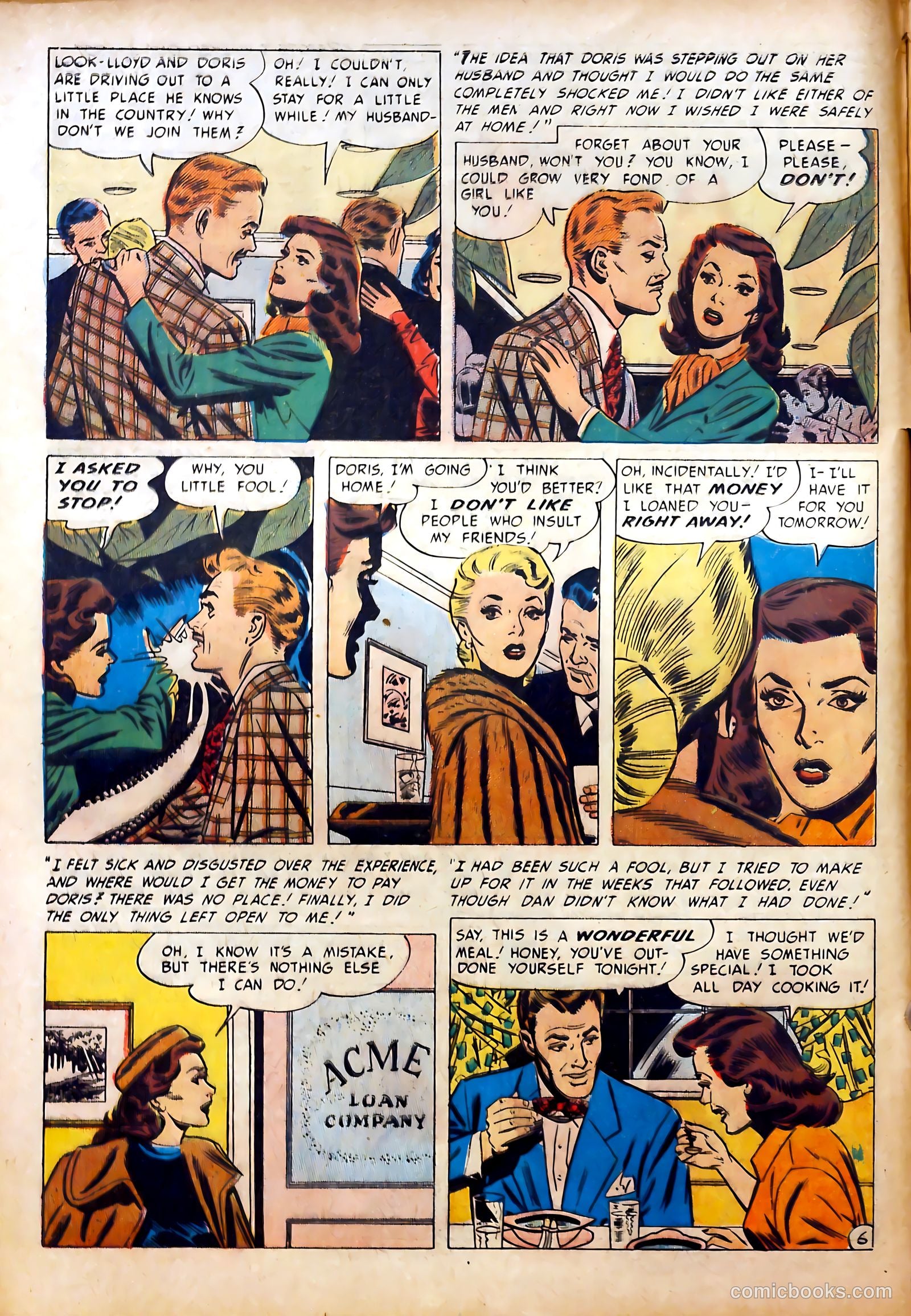 Romantic Marriage #8 (1951) — page 8 of 52