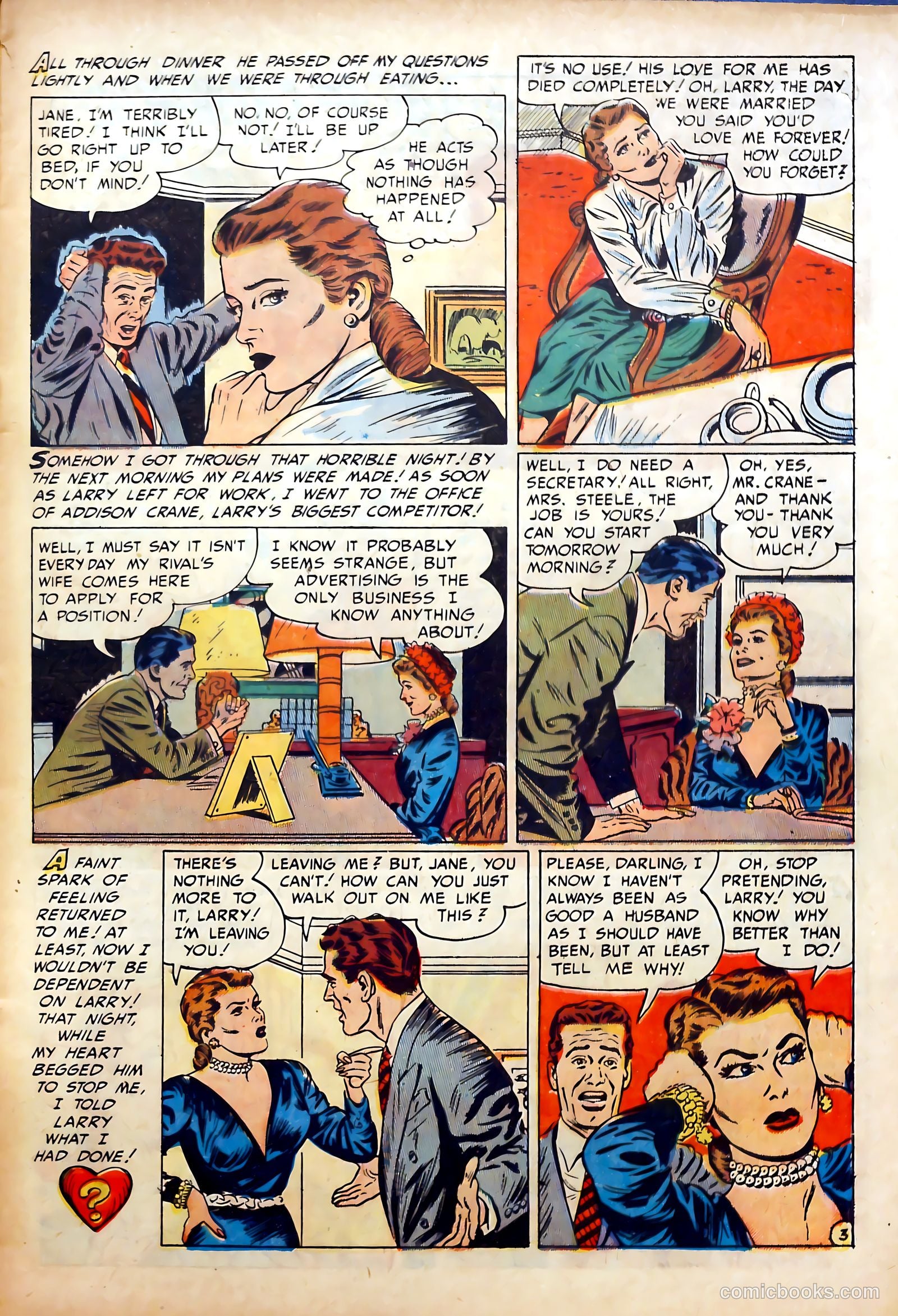 Romantic Marriage #8 (1951) — page 13 of 52