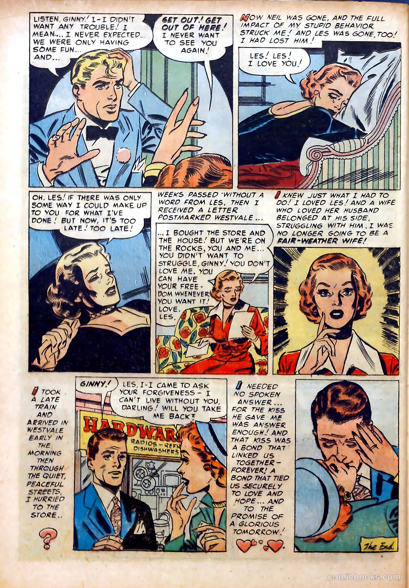 Romantic Marriage #9 (1952) — page 34 of 52