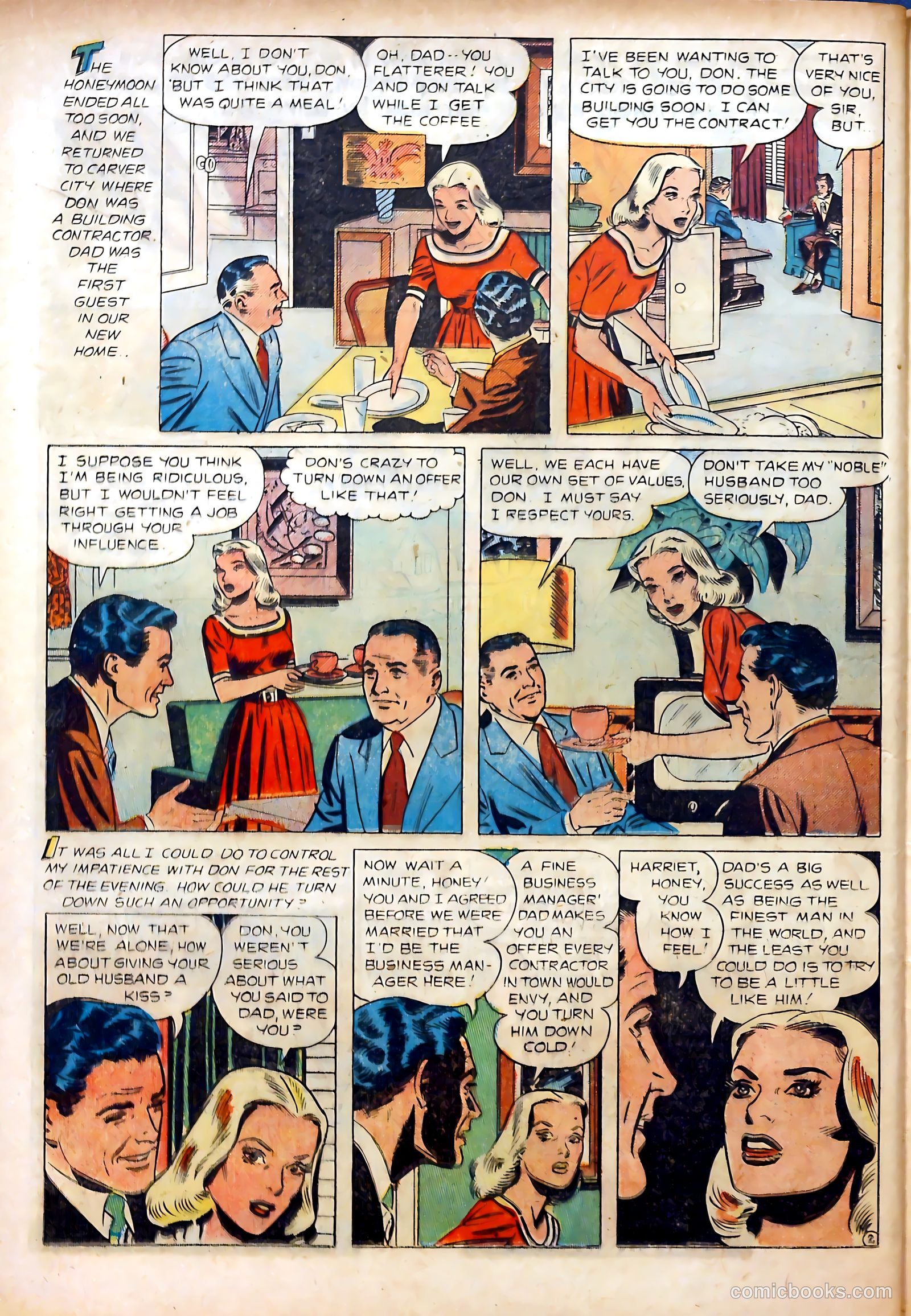 Romantic Marriage #9 (1952) — page 36 of 52