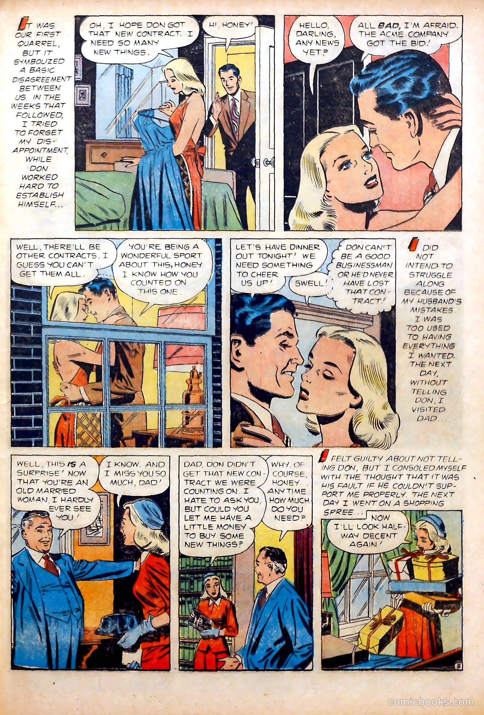 Romantic Marriage #9 (1952) — page 37 of 52