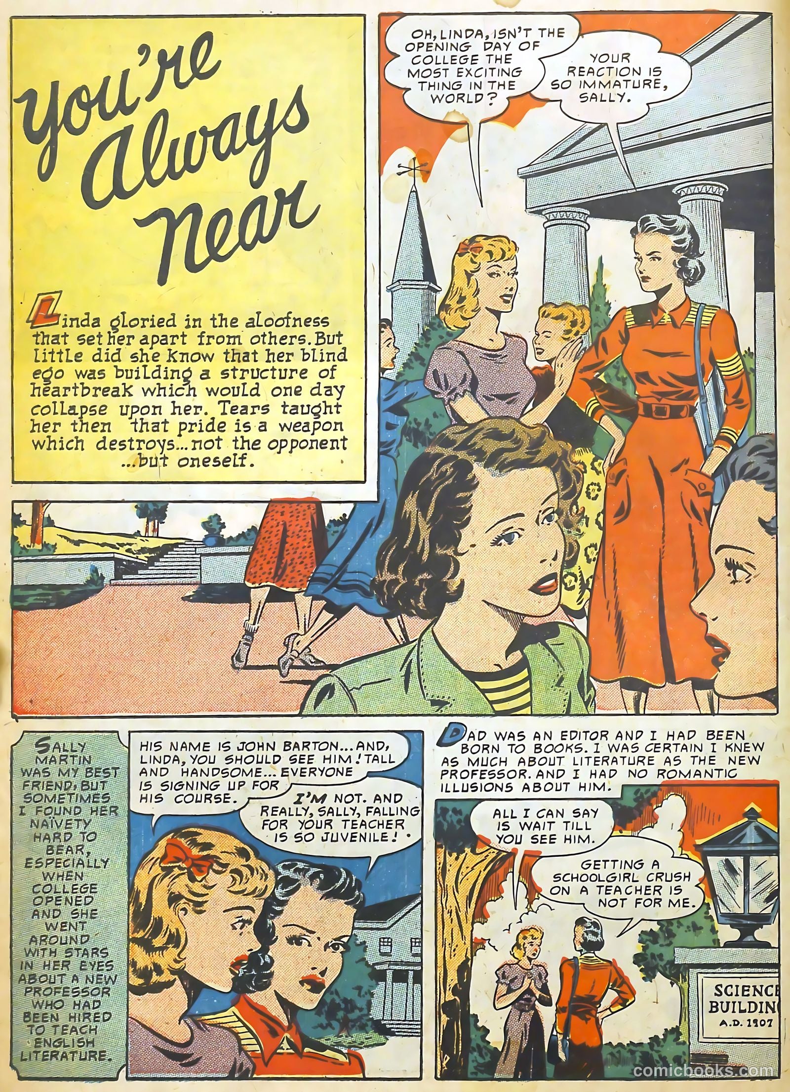 Romantic Secrets #10 (1950) — page 14 of 36