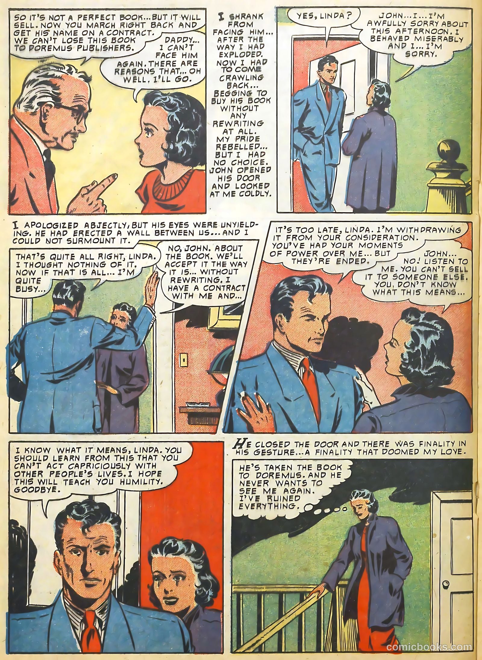 Romantic Secrets #10 (1950) — page 20 of 36