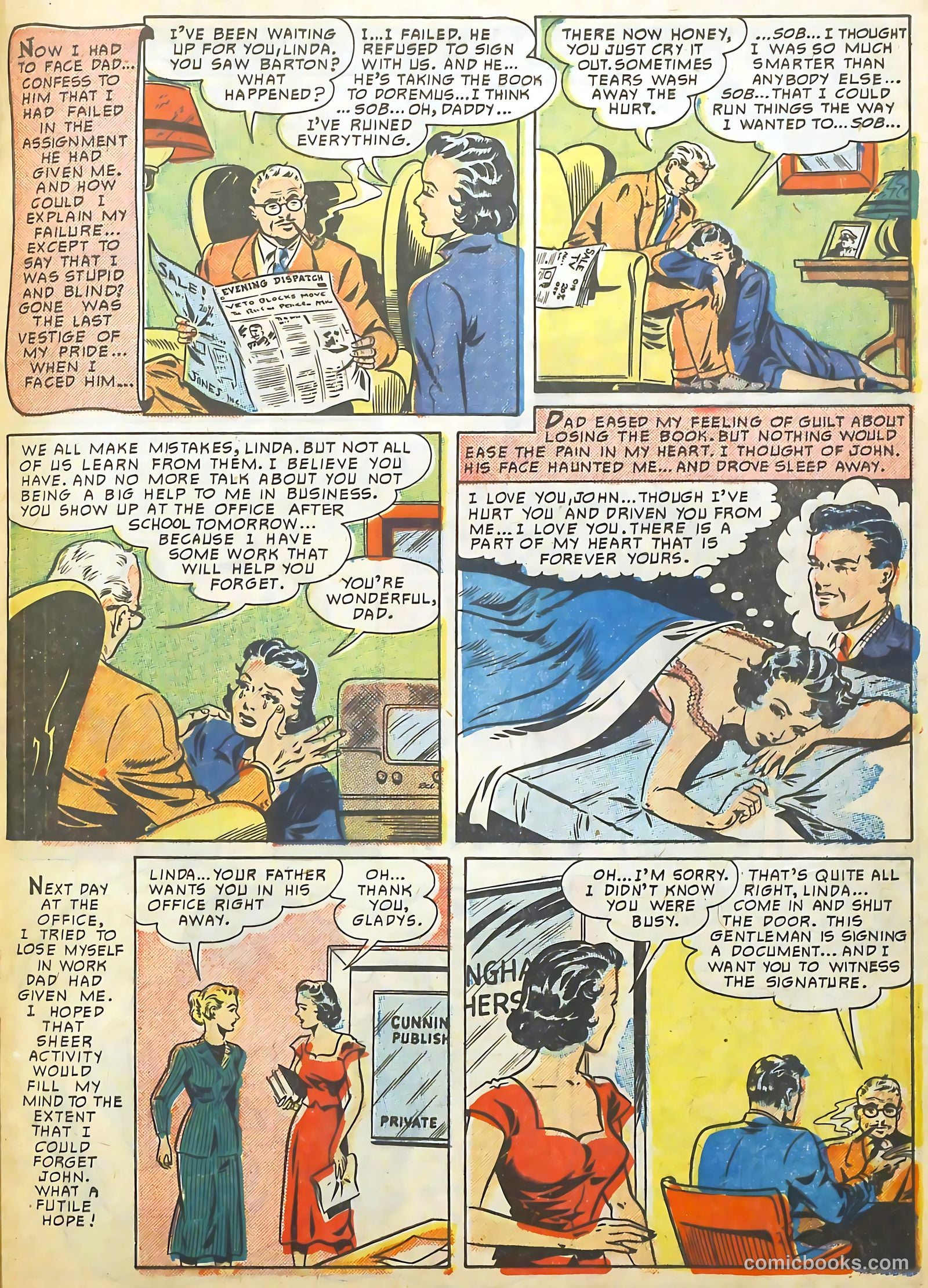 Romantic Secrets #10 (1950) — page 21 of 36