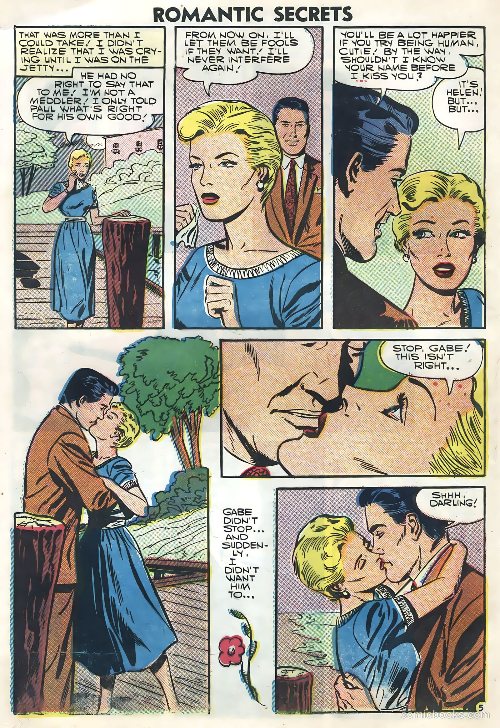 Romantic Secrets #10 (1957) — page 8 of 36