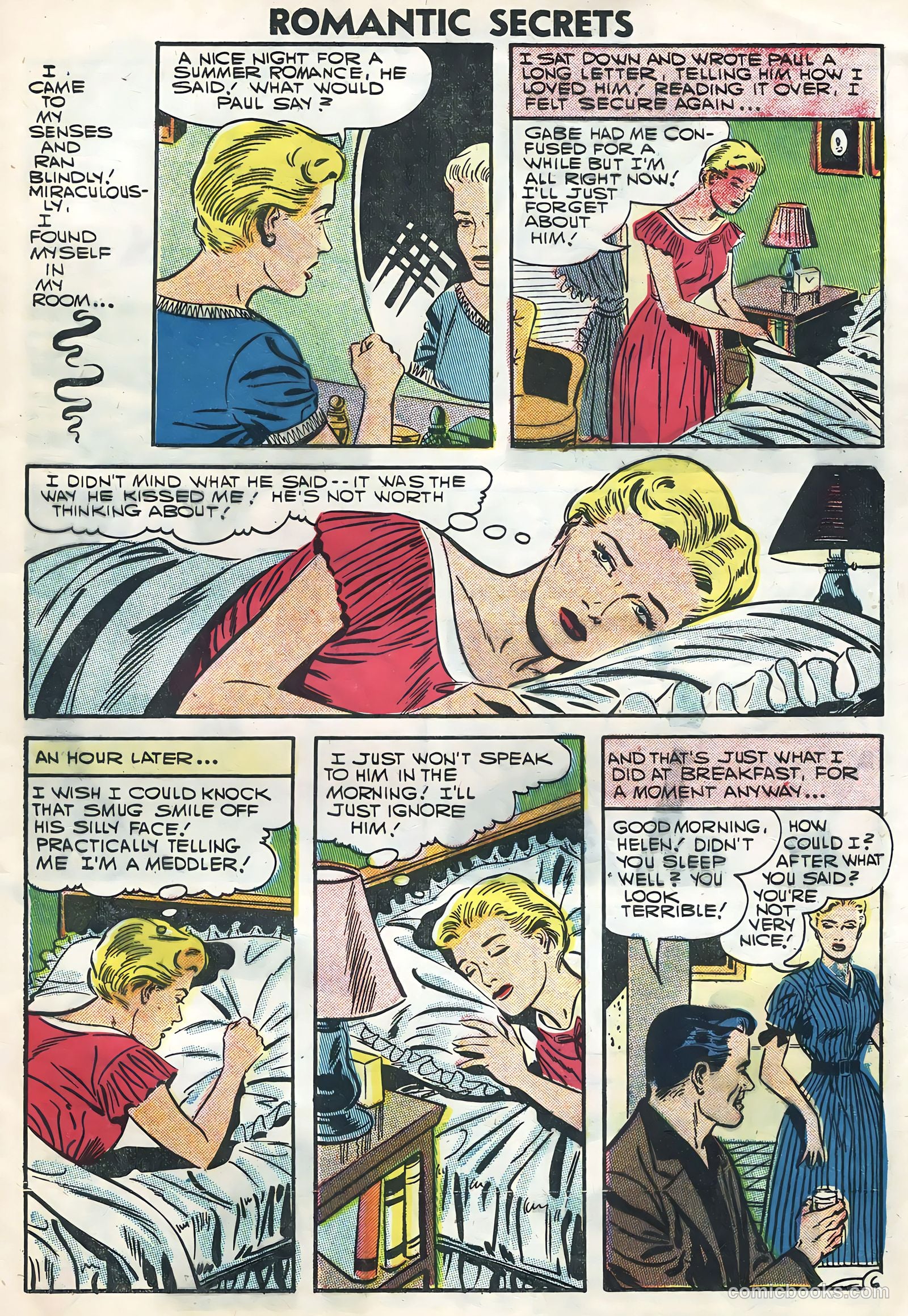 Romantic Secrets #10 (1957) — page 9 of 36