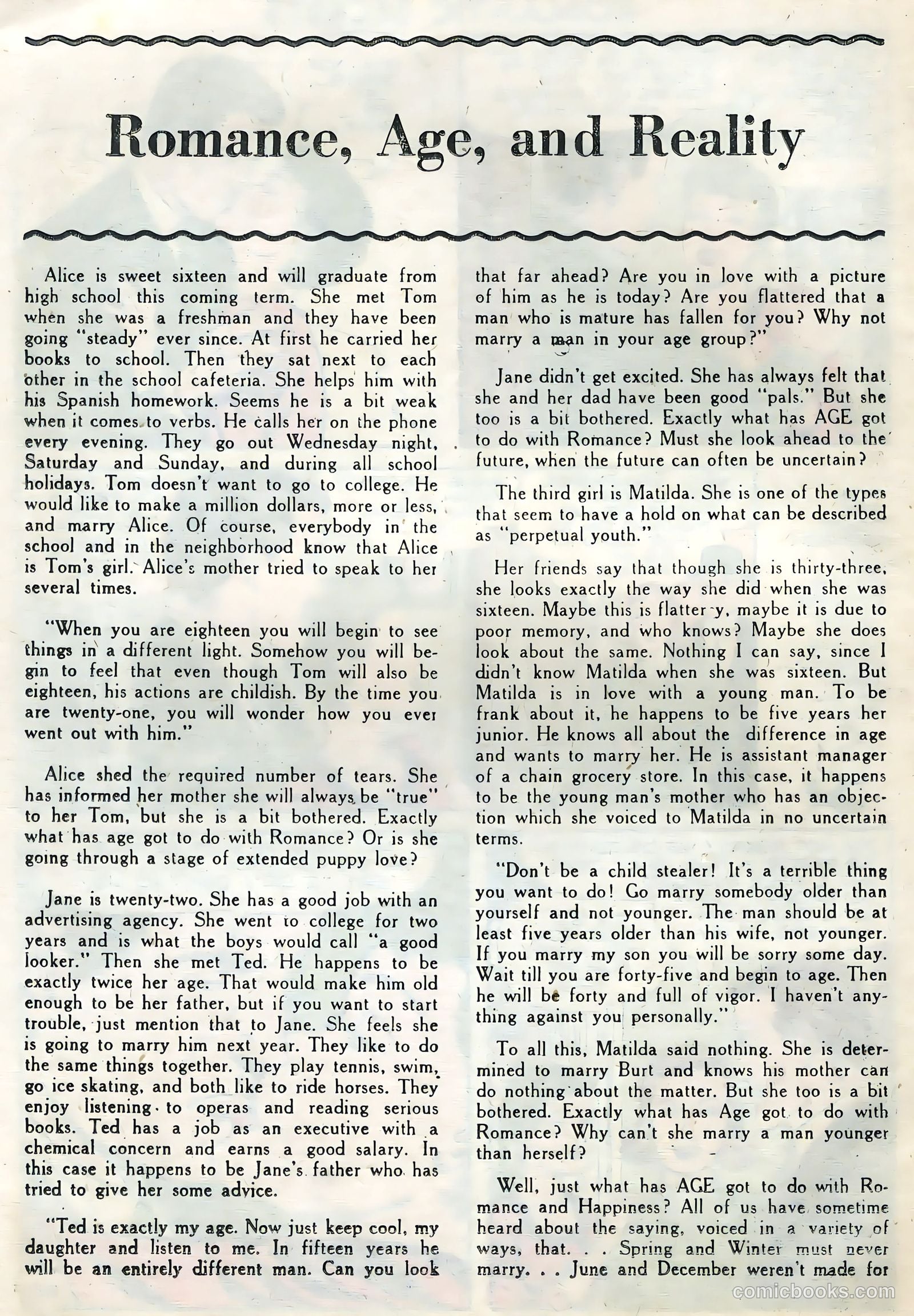 Romantic Secrets #10 (1957) — page 18 of 36
