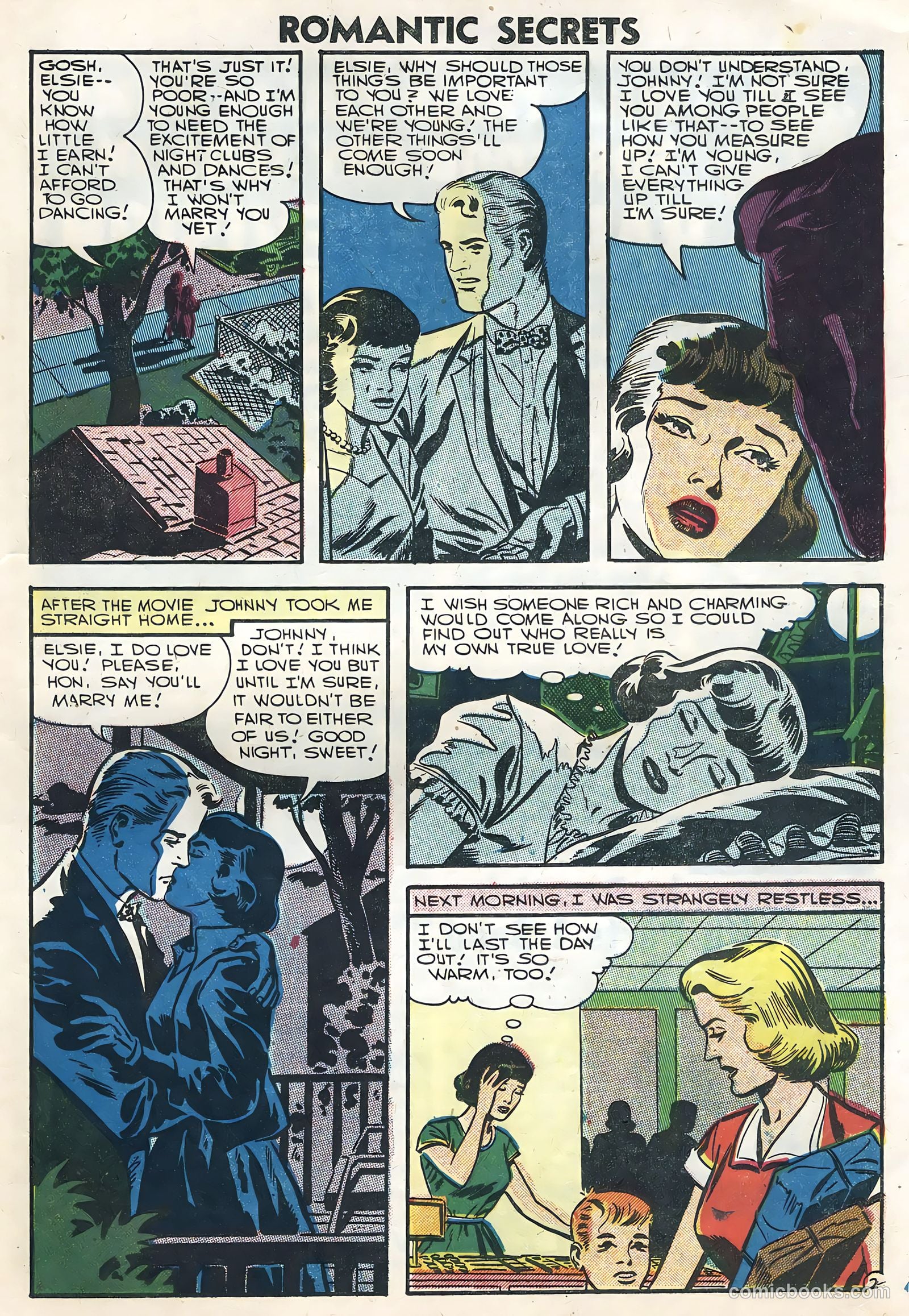 Romantic Secrets #10 (1957) — page 21 of 36