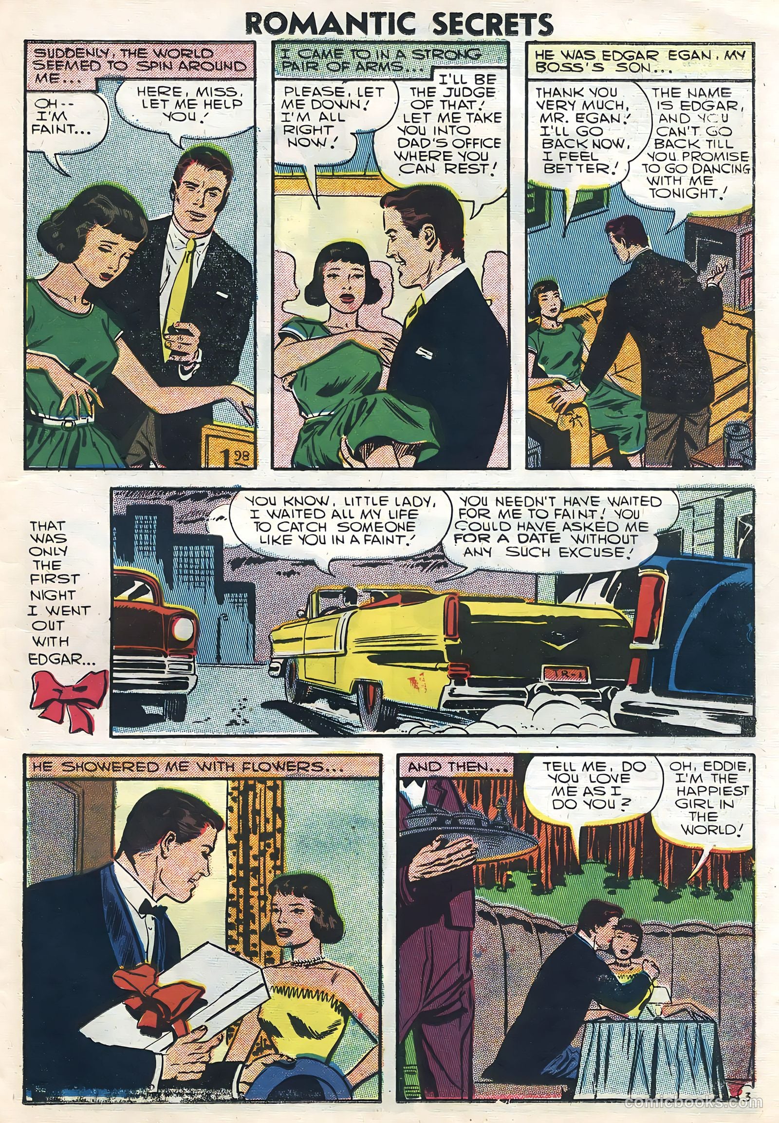 Romantic Secrets #10 (1957) — page 23 of 36