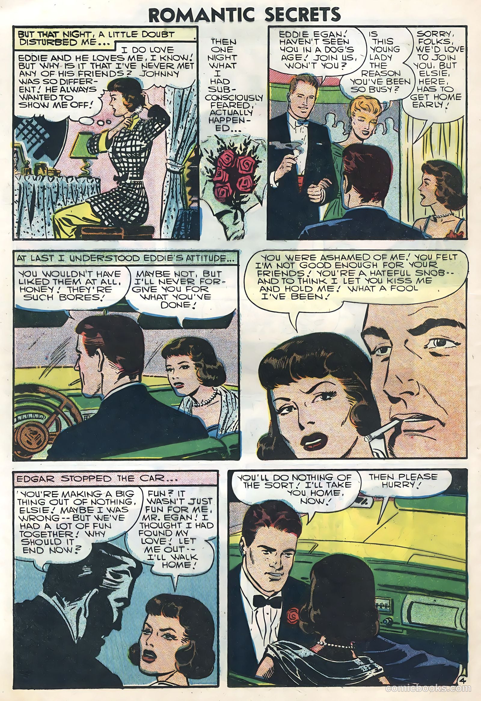 Romantic Secrets #10 (1957) — page 24 of 36
