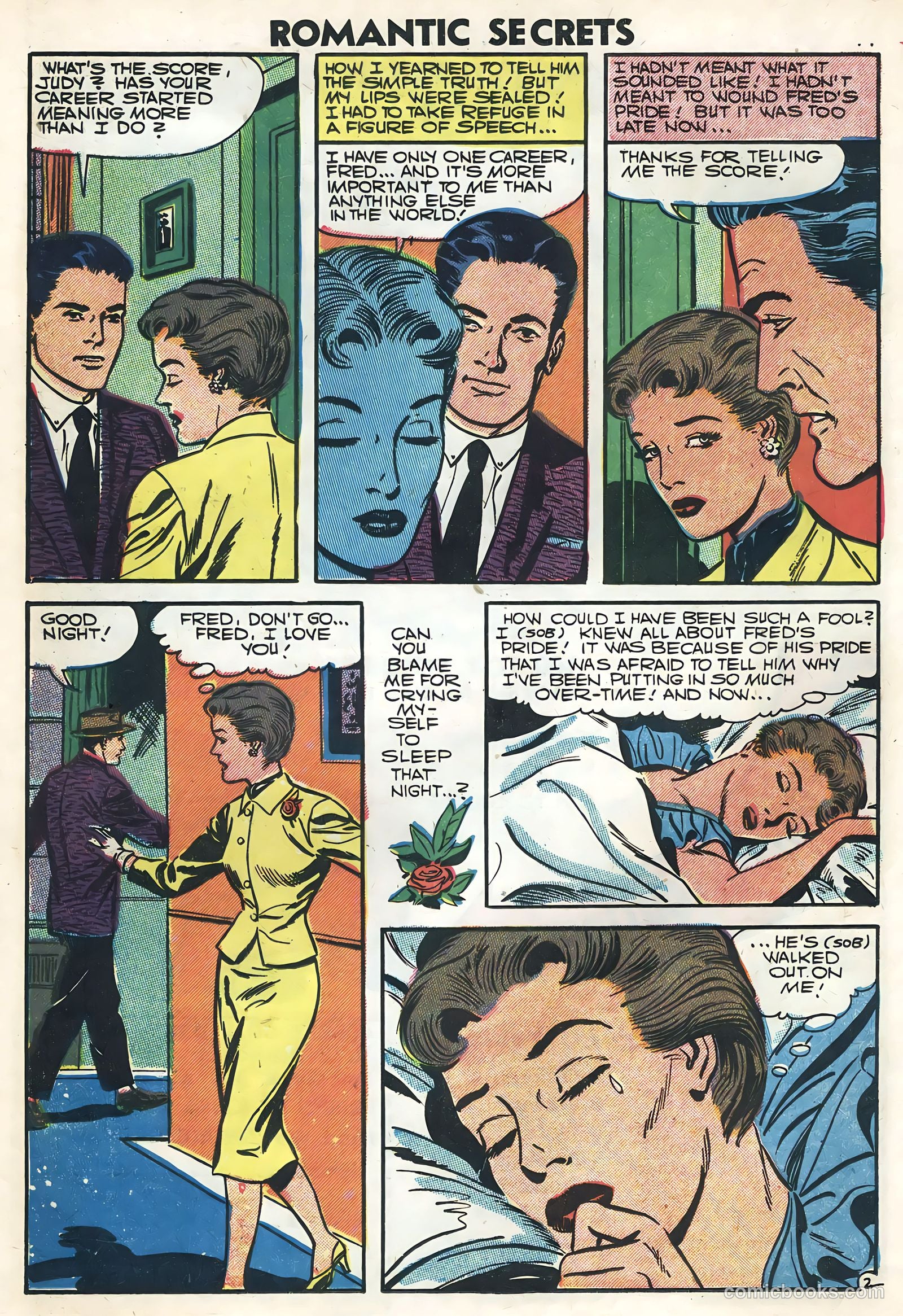 Romantic Secrets #11 (1957) — page 16 of 36