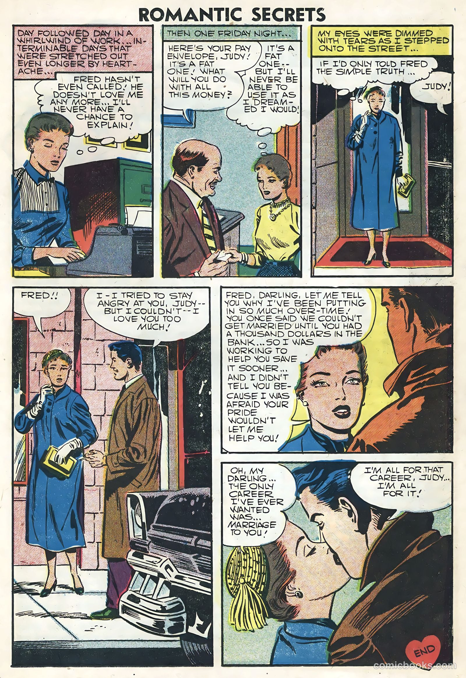 Romantic Secrets #11 (1957) — page 17 of 36