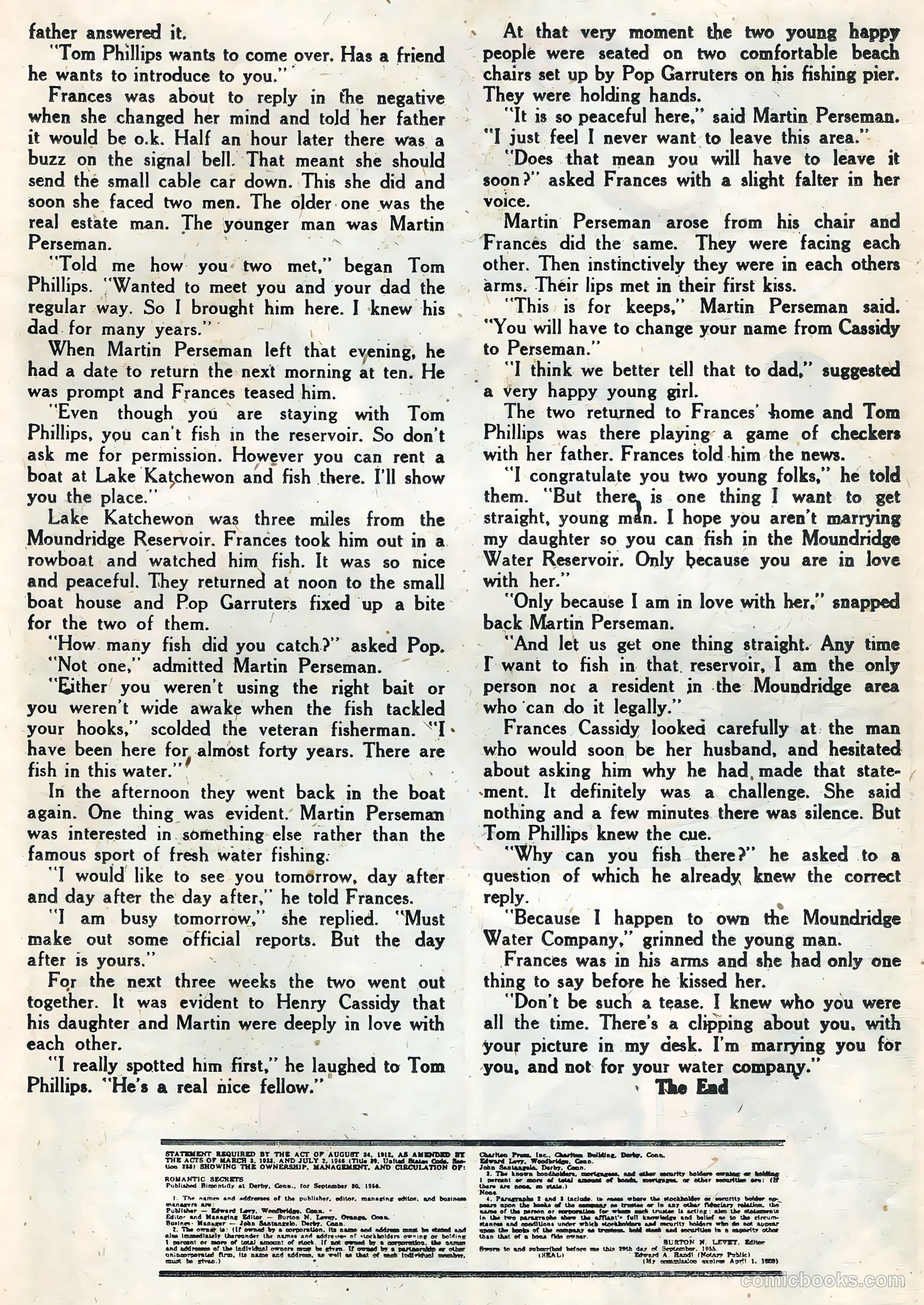 Romantic Secrets #11 (1957) — page 19 of 36