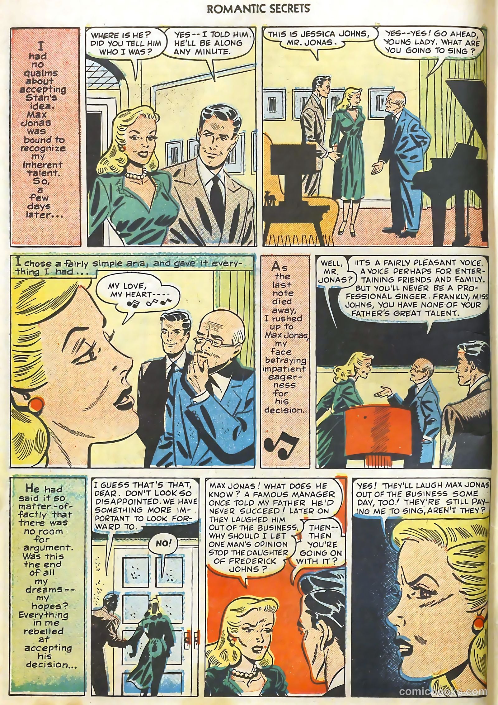 Romantic Secrets #11 (1950) — page 7 of 48