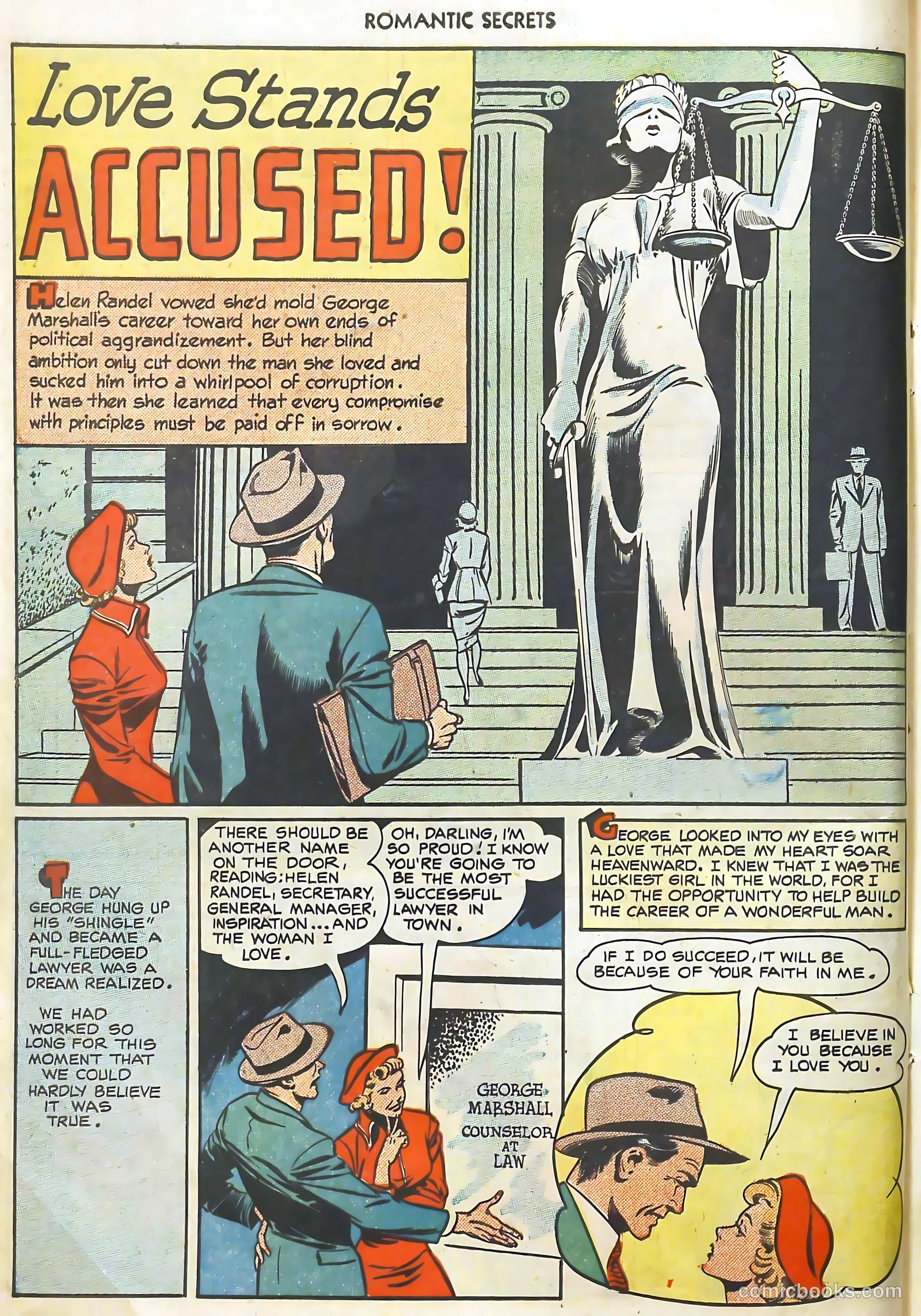 Romantic Secrets #11 (1950) — page 15 of 48