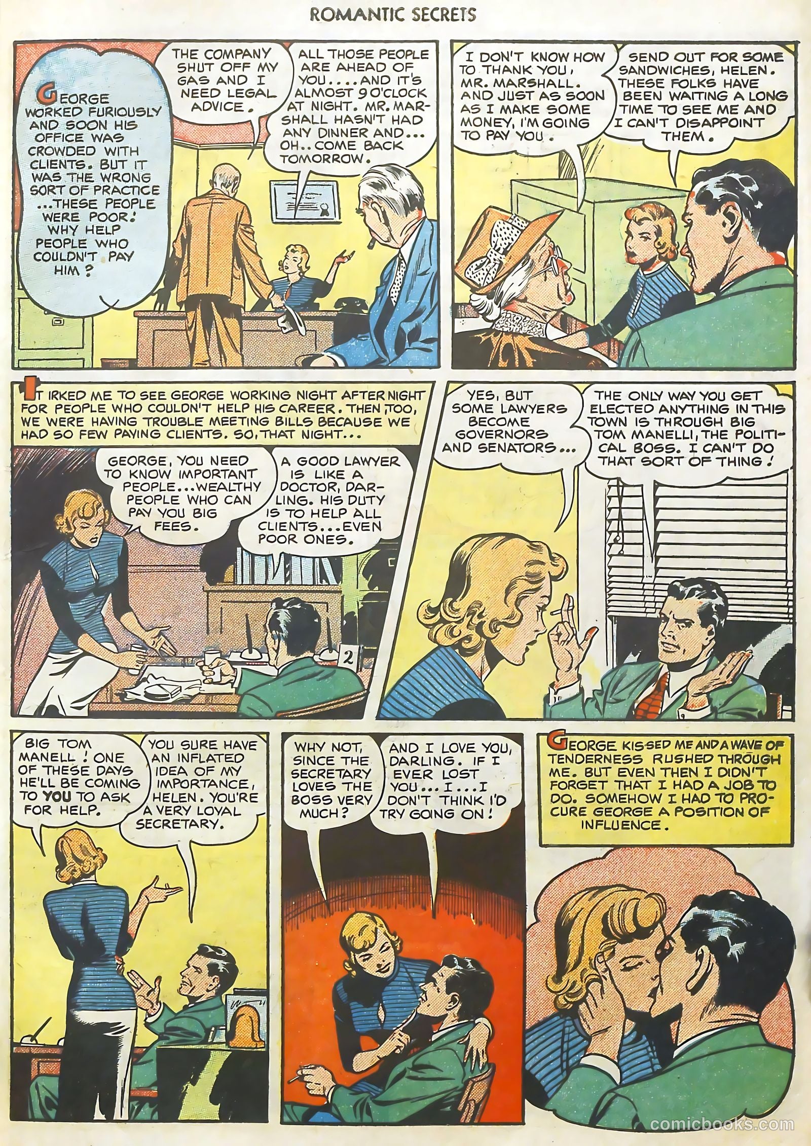 Romantic Secrets #11 (1950) — page 16 of 48