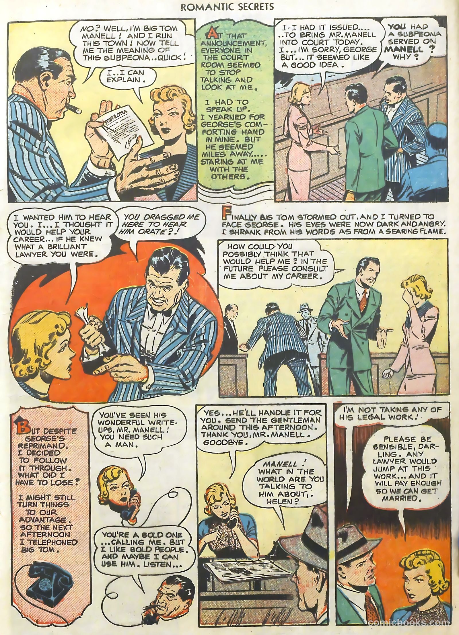 Romantic Secrets #11 (1950) — page 18 of 48