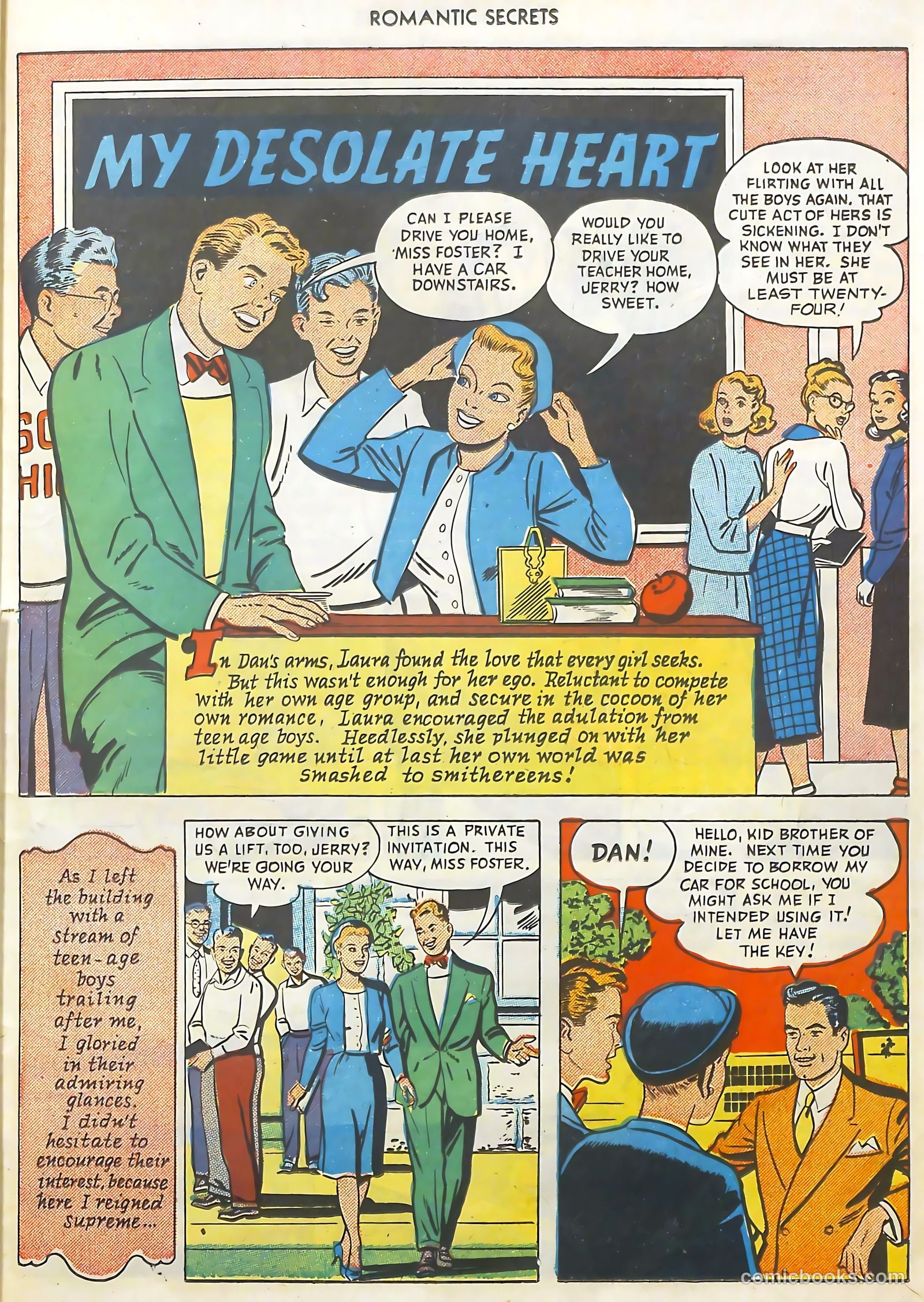 Romantic Secrets #11 (1950) — page 28 of 48