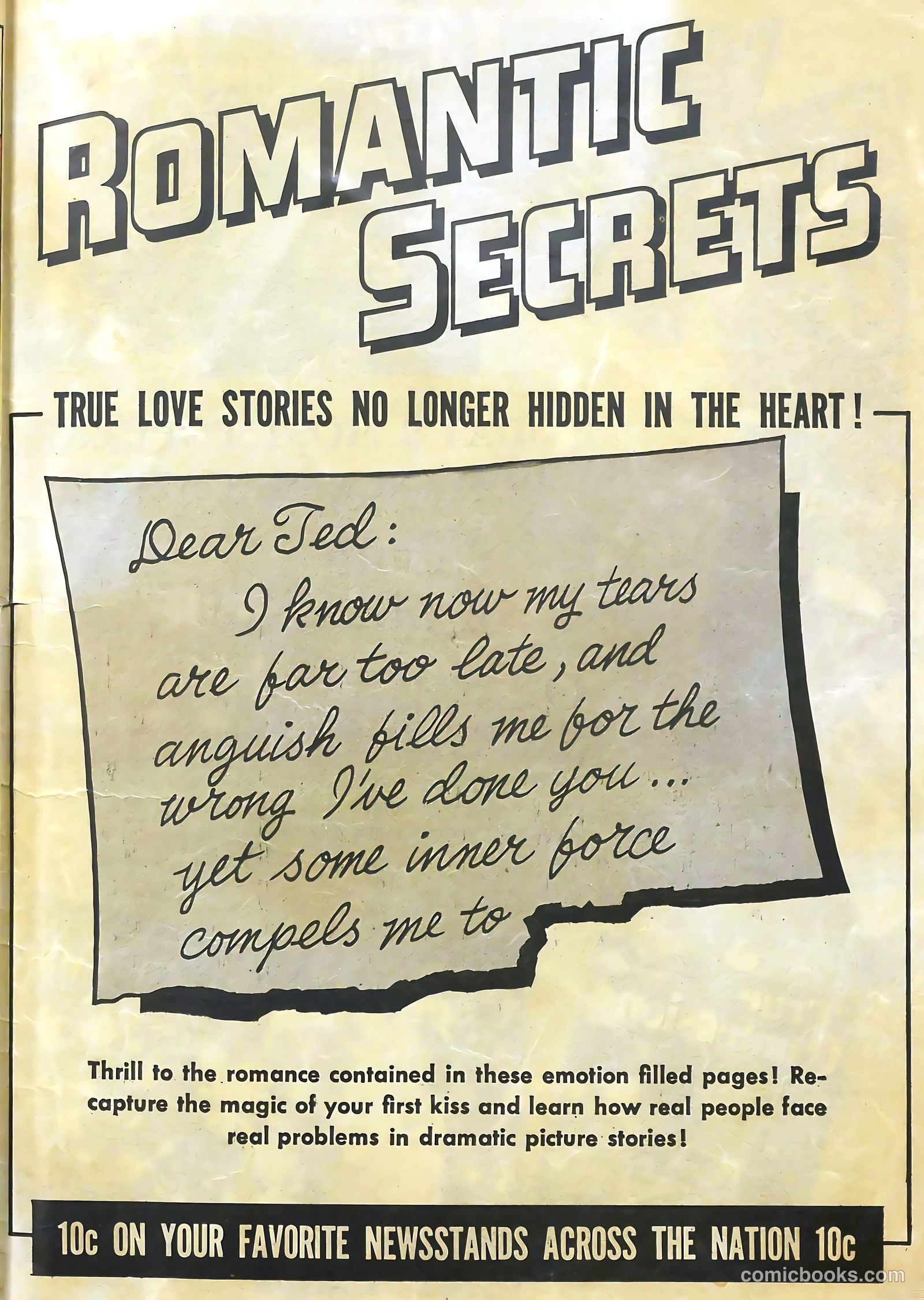 Romantic Secrets #11 (1950) — page 36 of 48