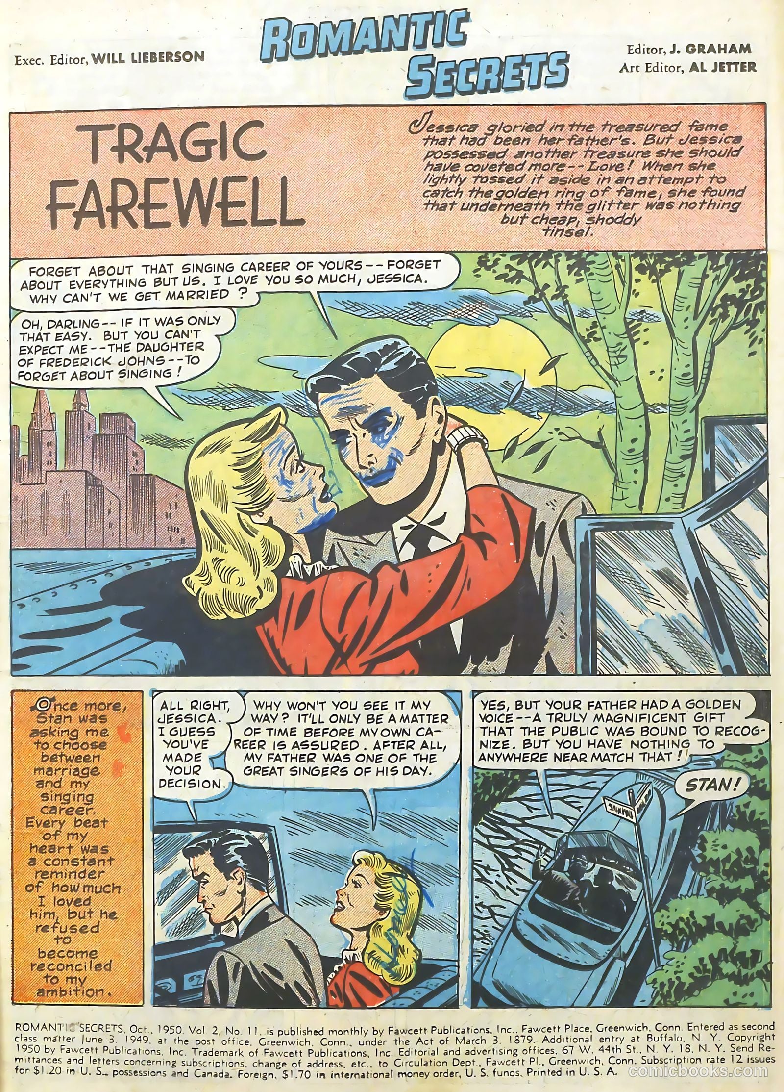 Romantic Secrets #11 (1950) — page 38 of 48