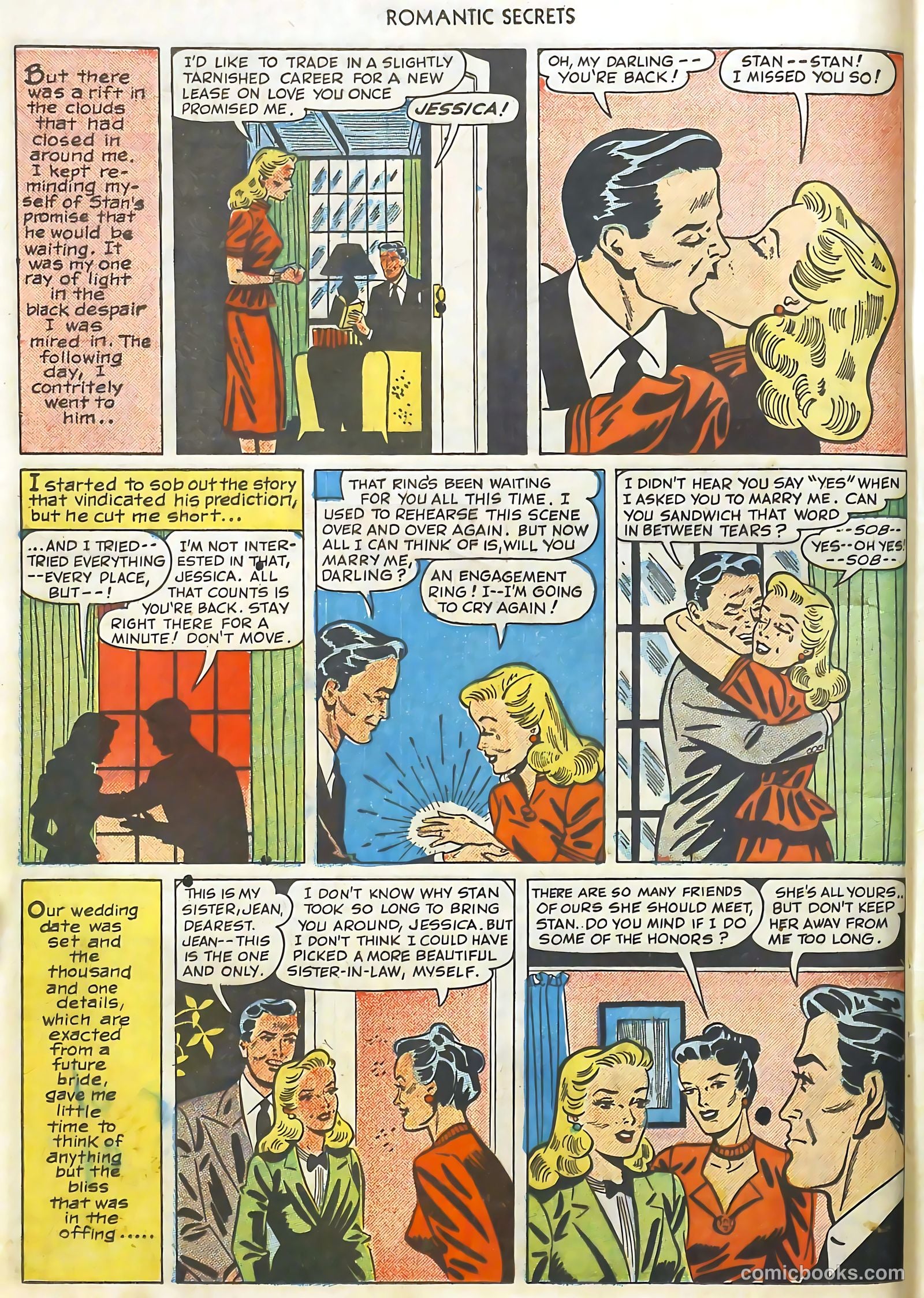 Romantic Secrets #11 (1950) — page 43 of 48